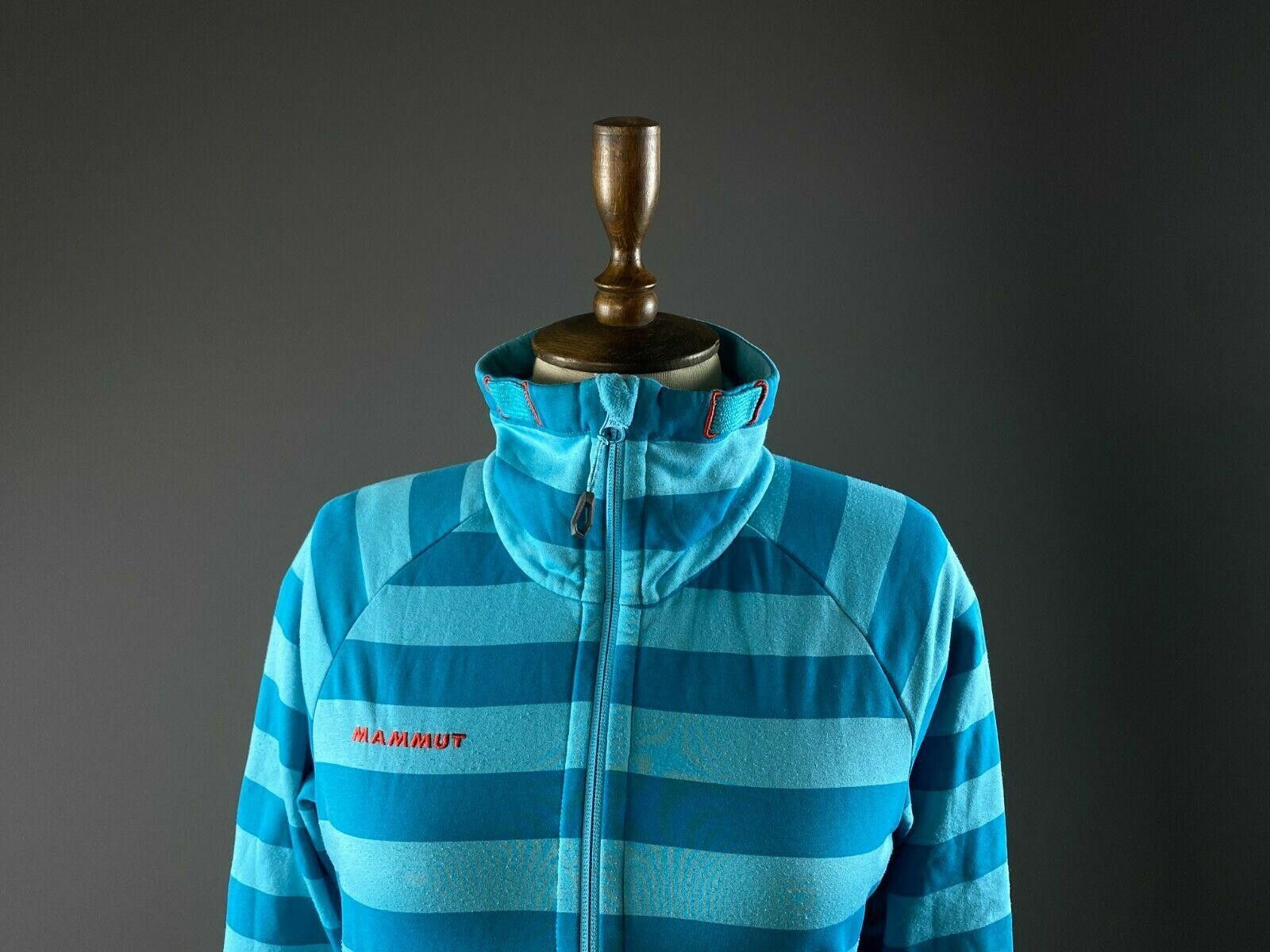 Mammut Ladies Mammut Swiss Design Blue Neck Zip Up Jumper Size M Size M / US 6-8 / IT 42-44 - 2 Thumbnail