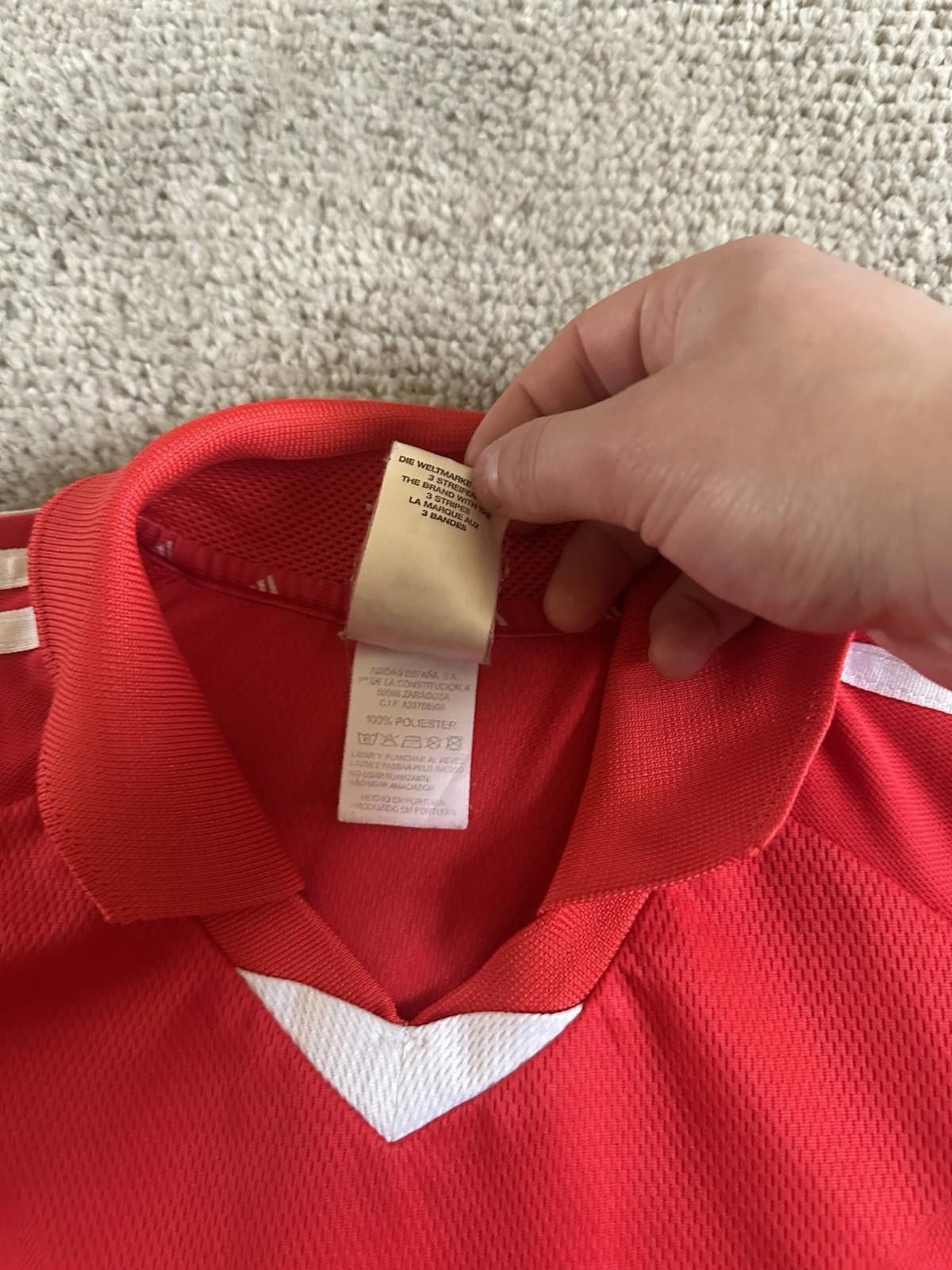 Adidas Benfica 2001-2002 Vintage Home Football Shirt Soccer Jersey Size US S / EU 44-46 / 1 - 5 Thumbnail
