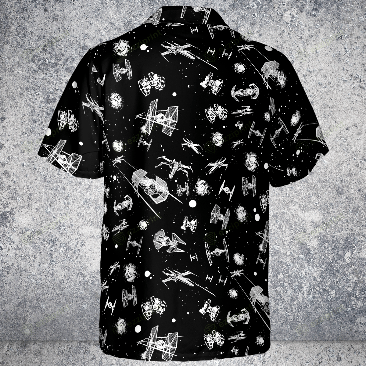 Designer × The Unbranded Brand Star Wars Spacecraft Pattern Button Down Shirt Size US S / EU 44-46 / 1 - 4 Thumbnail