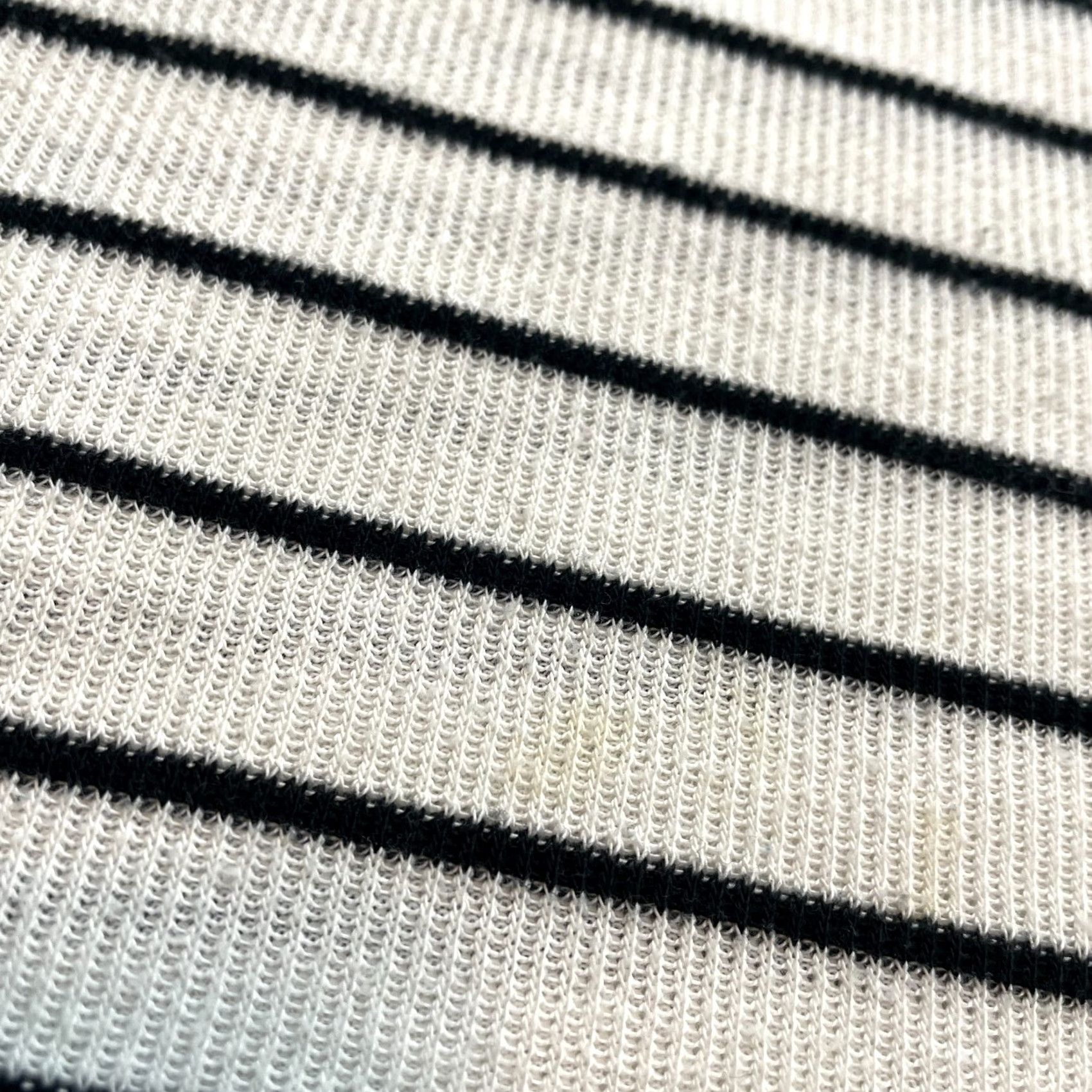 Vintage VINTAGE Unbranded Shirt Womens 28W Plus White Black Striped Short Sleeve Square Neck T-Shirt Casual Womens Size 4XL / US 24-26 - 3 Thumbnail