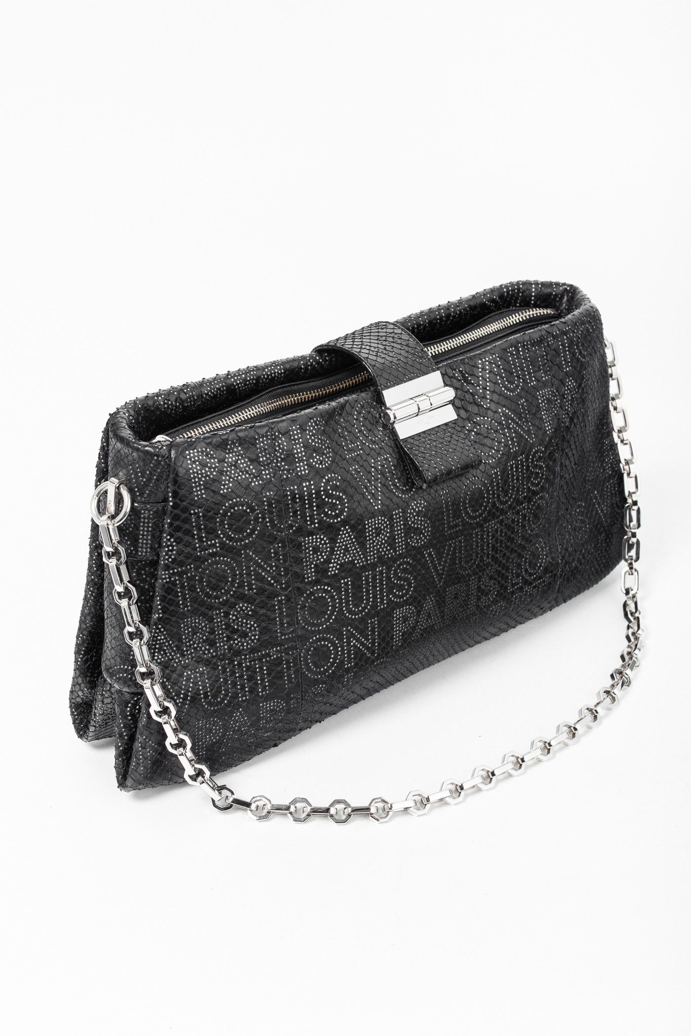 Louis Vuitton Louis Vuitton AW/08 Runway Lutece Perfore Python Bag Size ONE SIZE - 6 Thumbnail