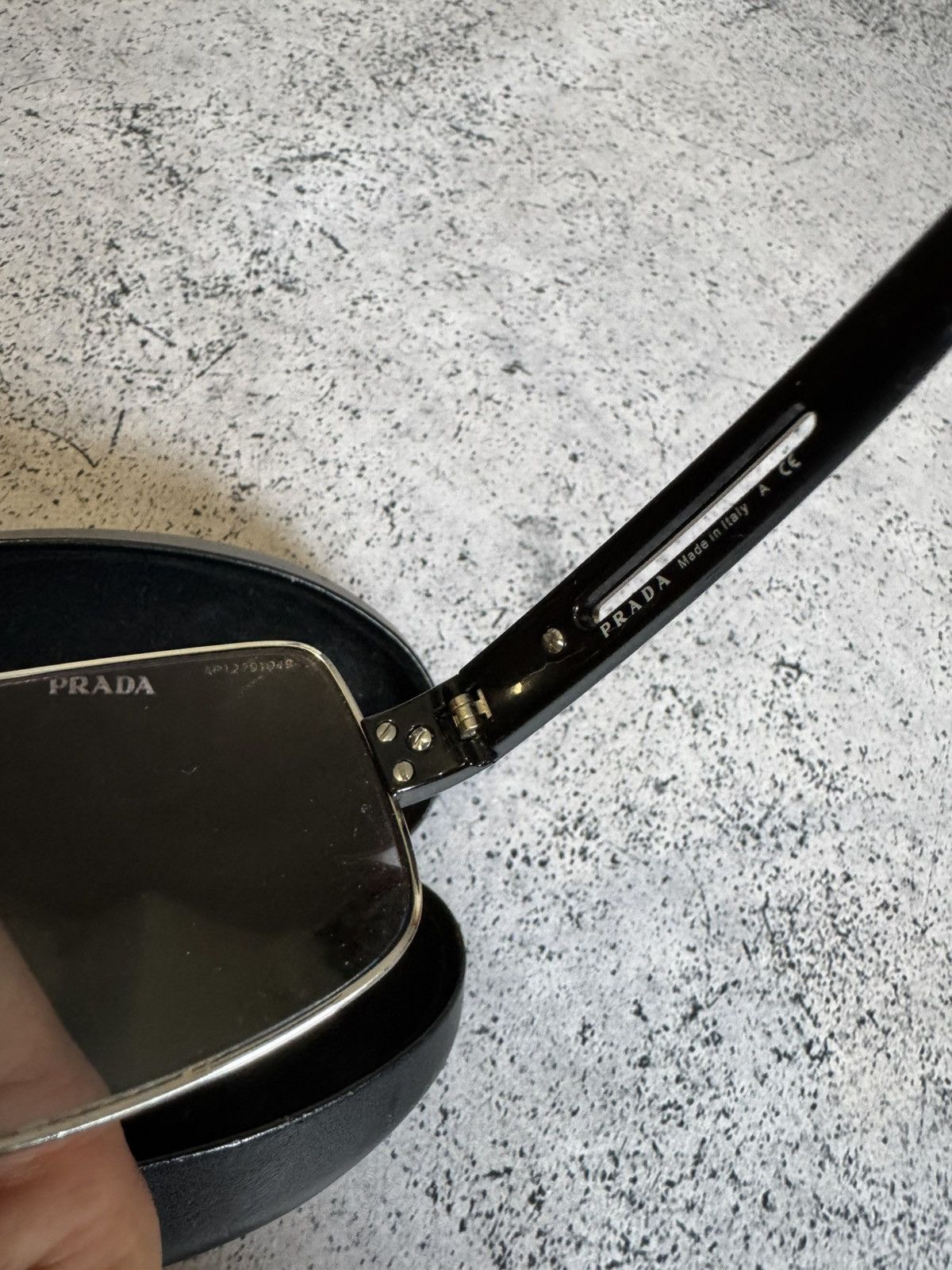 Prada PRADA SUNGLASSES MEN ARI GOLD SPR 55H Size ONE SIZE - 5 Thumbnail