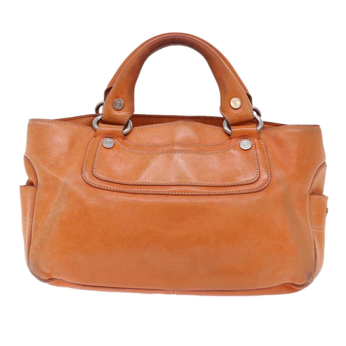 image of Celine Céline Boogie Handbag in Orange, Women's