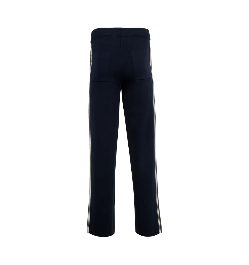 Wales Bonner o1h1sh10525 Tide Track Pant in Navy Blue Size US 34 / EU 50 - 2 Thumbnail
