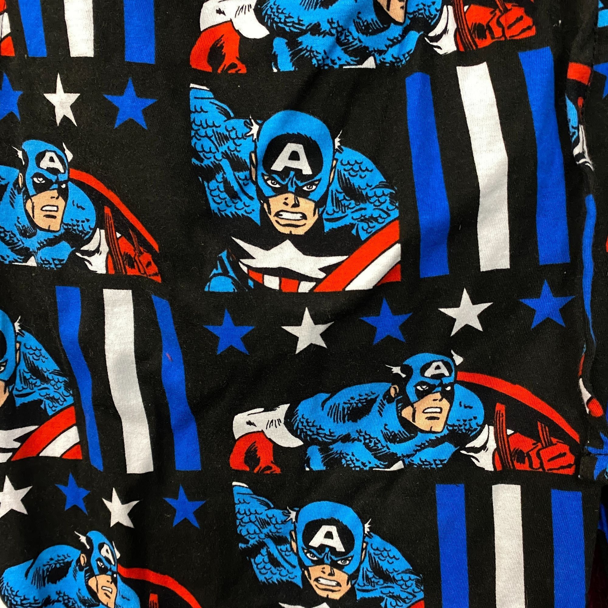 Marvel Comics Marvel Captain America Graphic Pajama Pants Medium Size 32" / US 10 / IT 46 - 2 Thumbnail