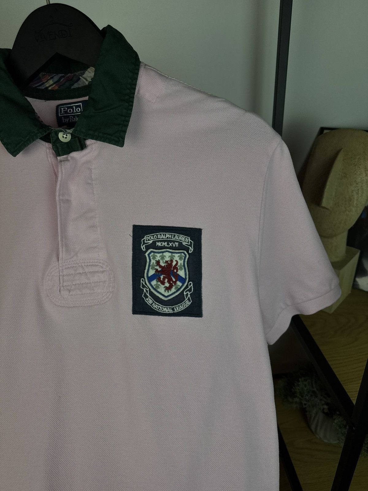 Polo Ralph Lauren × Ralph Lauren × Vintage Polo Ralph Lauren Polo-Shirt Stripe Pink Men’s L Tee Size US L / EU 52-54 / 3 - 10 Thumbnail