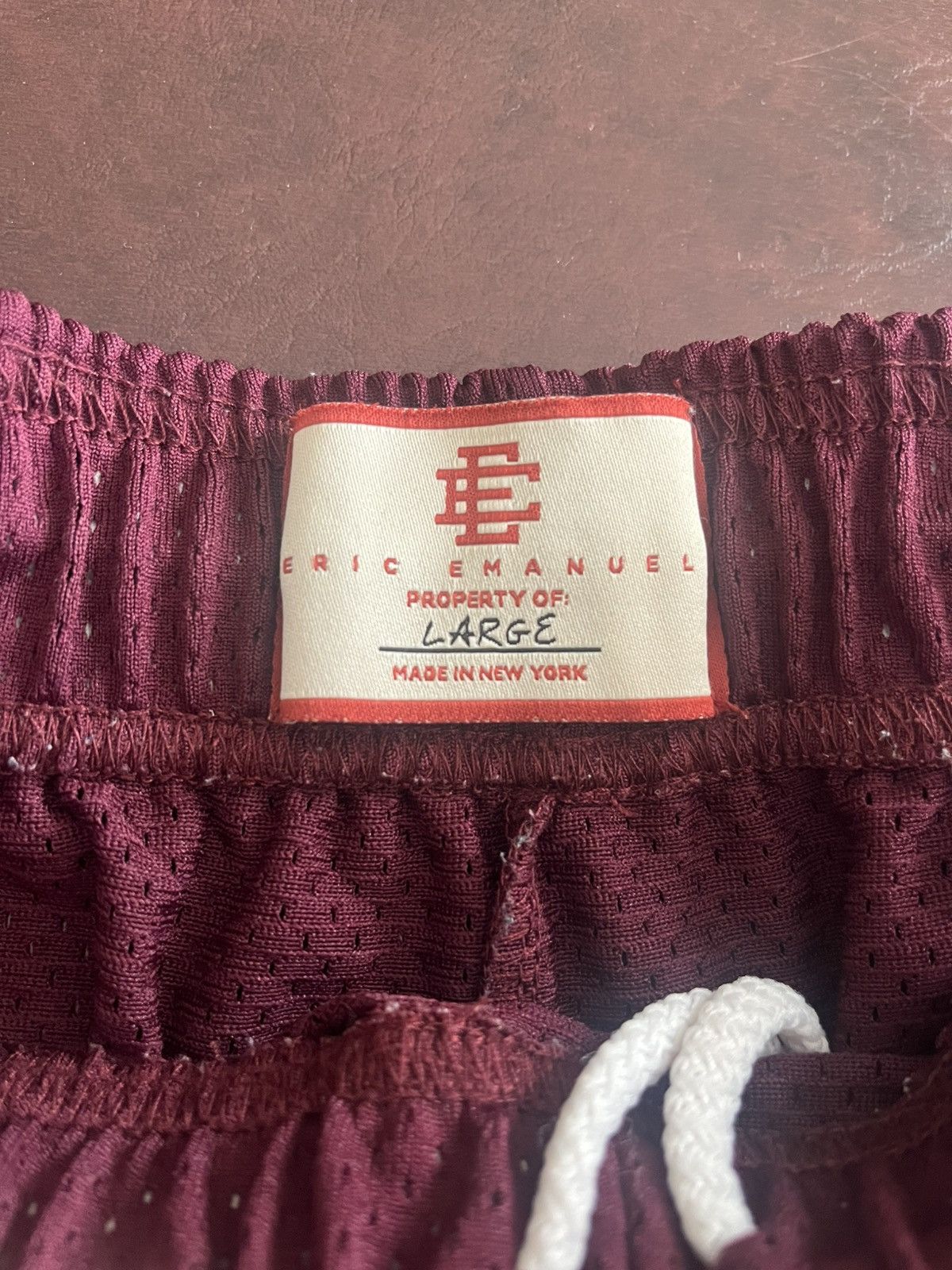 Eric Emanuel Eric Emanuel x Miles red / burgundy shorts large Size US 32 / EU 48 - 3 Thumbnail