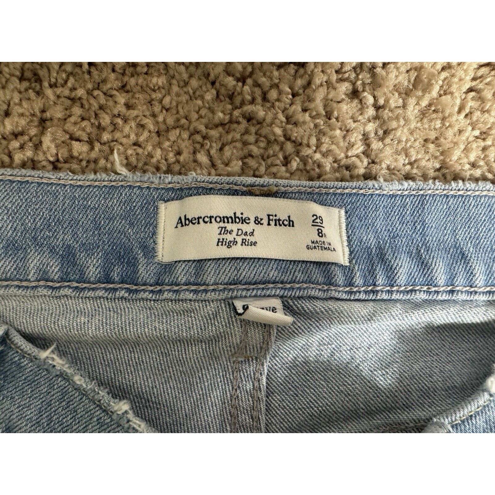 Abercrombie & Fitch Abercrombie and Fitch The Dad High Rise Curve Love Size 29" - 2 Thumbnail