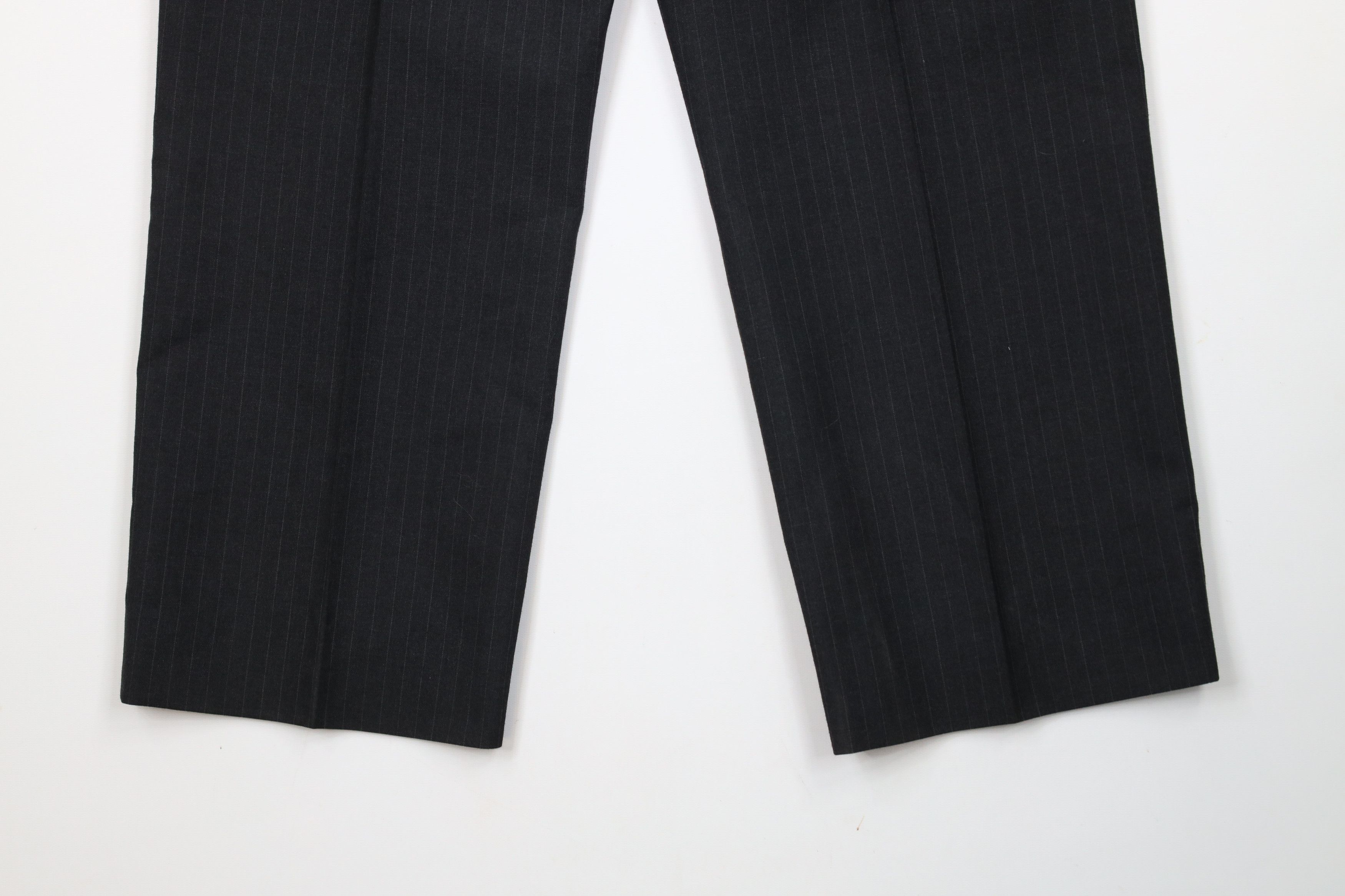 Vintage Vintage 90s Streetwear Pinstriped Wide Leg Chino Pants Size US 34 / EU 50 - 12 Thumbnail