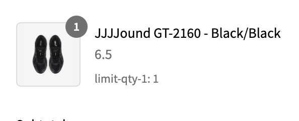 Asics × JJJJound JJJJound Asics GT-2160 Size US 6.5 / EU 39-40 - 3 Thumbnail