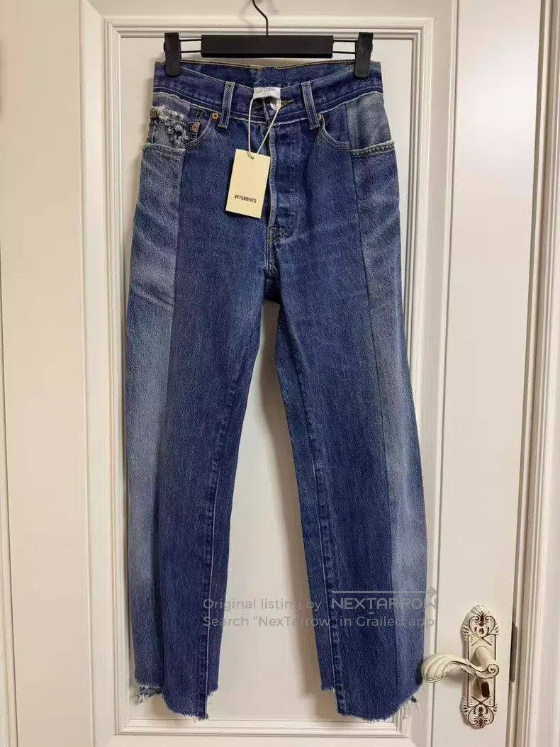 Vetements VETEMENTS Size XS Patchwork Jeans Size US 27 - 1 Thumbnail