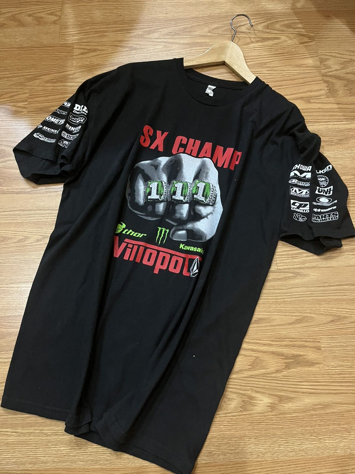 Other Kawasaki Ryan Villopoto Supercross 450SX Championships Size US XL / EU 56 / 4 - 1 Thumbnail