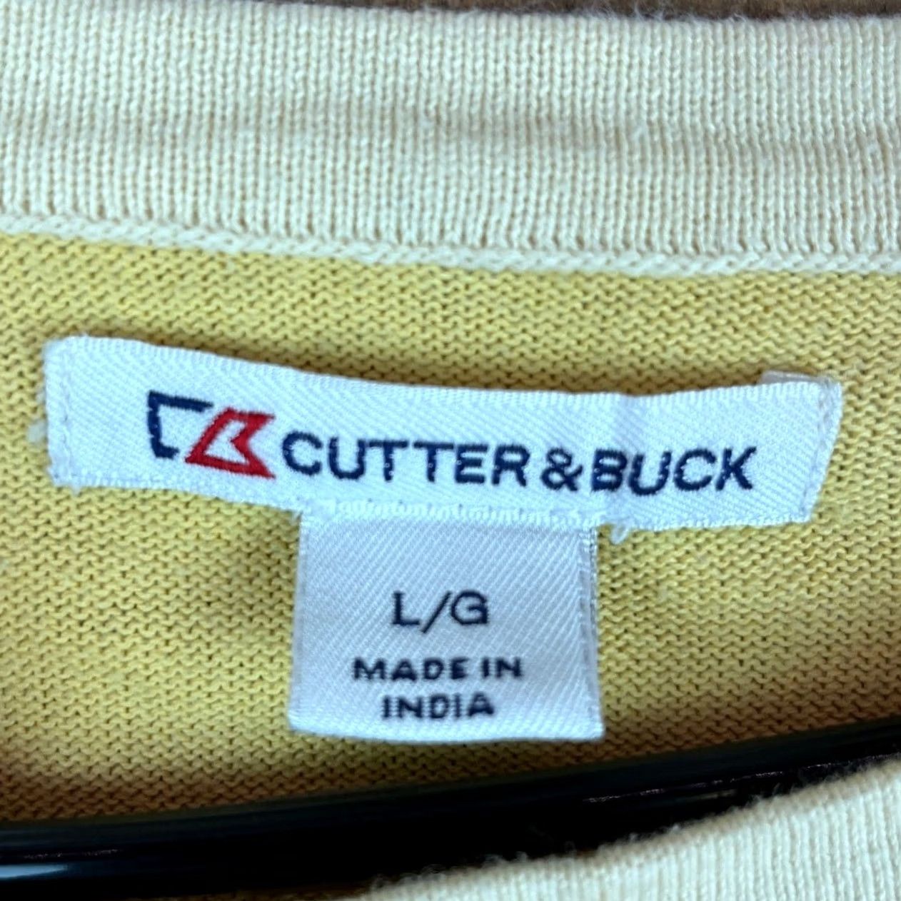 Cutter & Buck Cutter Buck Mens Sweatshirt Yellow Green Bay Packers Crew Neck Athletic Large, 2XL Size US L / EU 52-54 / 3 - 6 Thumbnail
