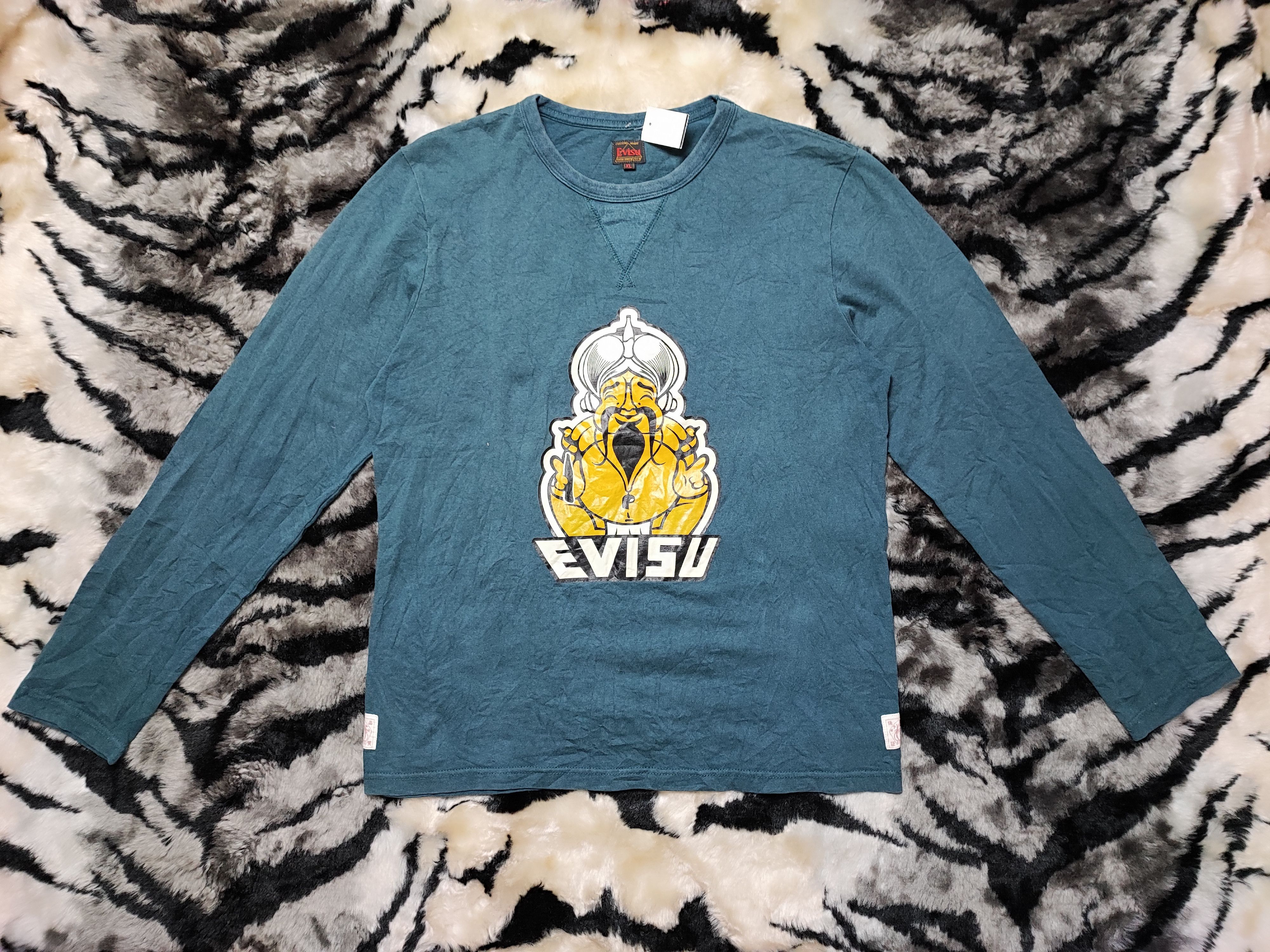 Evisu Evisu Japan Long Sleeve T-shirt Big Logo Size US L / EU 52-54 / 3 - 2 Thumbnail