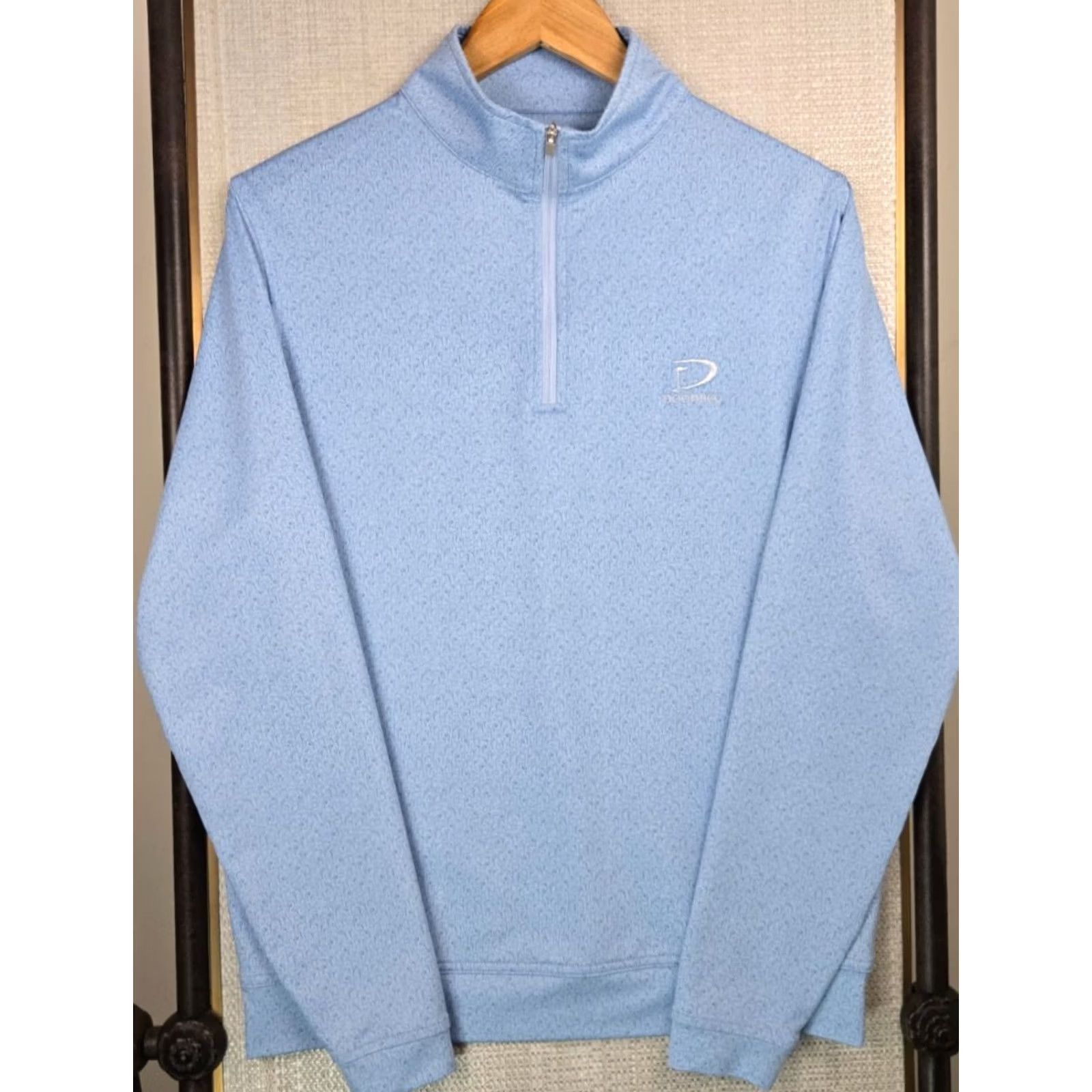 Peter Millar Peter Millar Crown Sport Perth Men's Golf/Casual 1/4 Zip Pullover Blue Golf Club Print Small Mens US Regular Size US S / EU 44-46 / 1 - 3 Thumbnail
