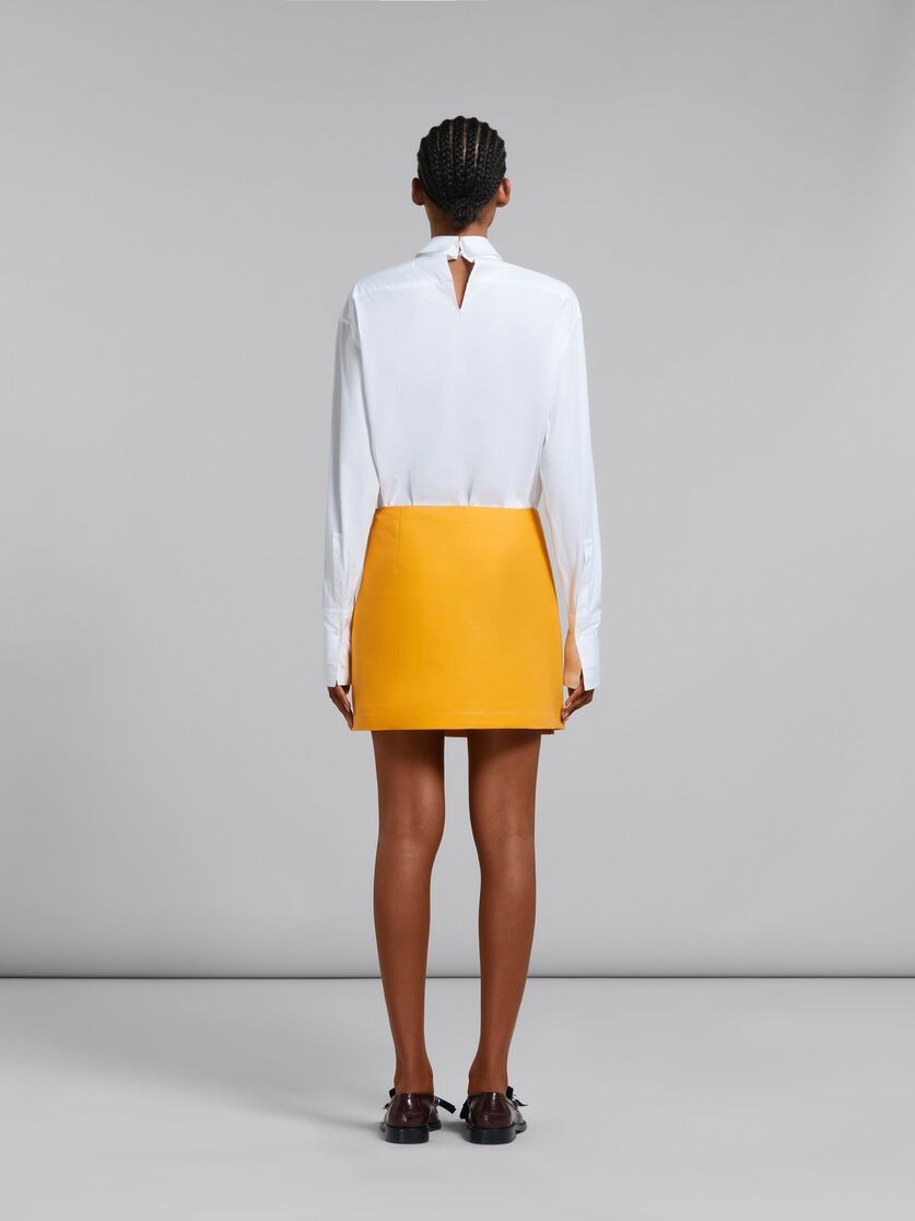 Marni oc11z0525 Cady Mini Skirt n Light Orange Size 27" / US 4 / IT 40 - 4 Thumbnail