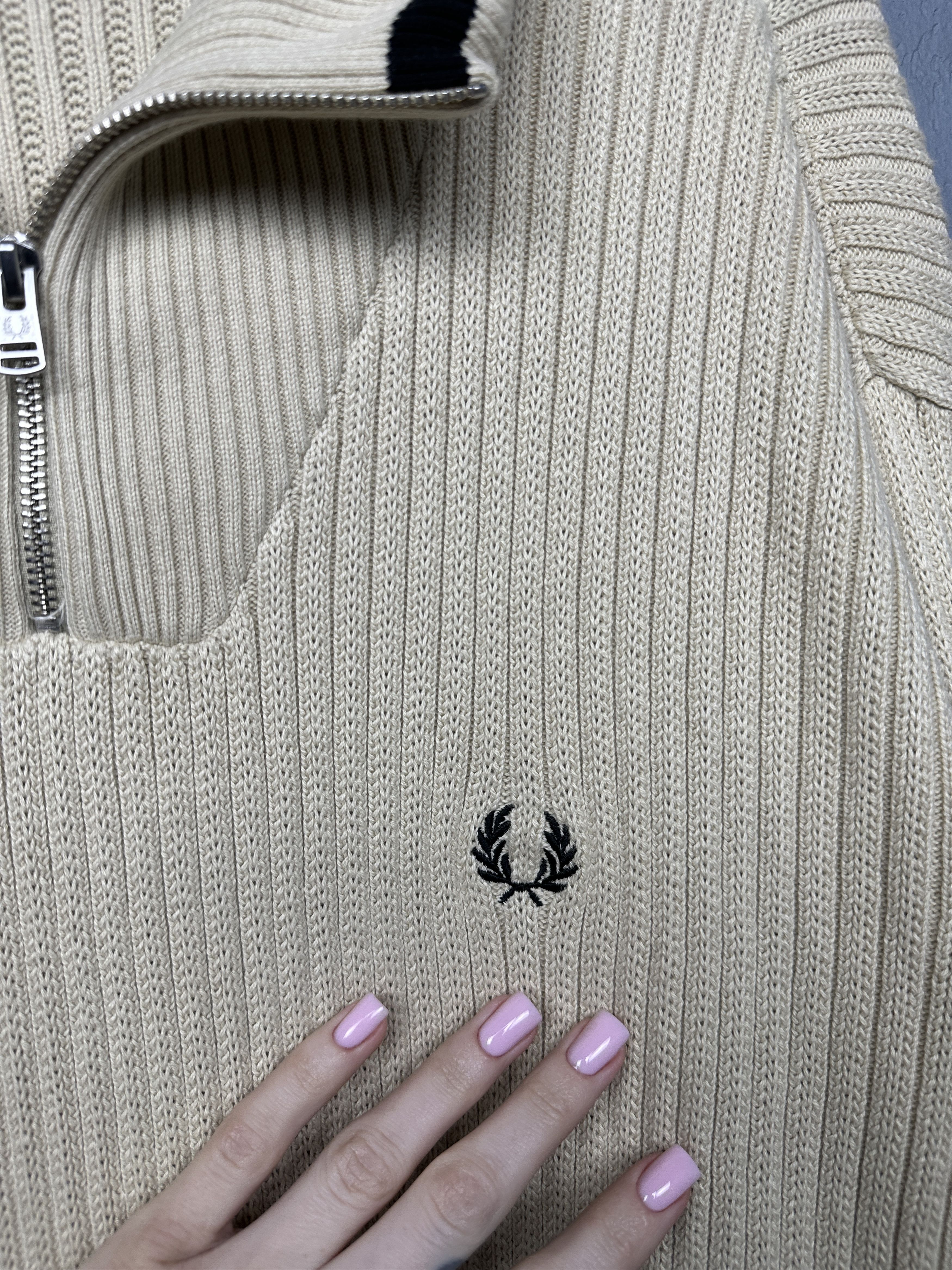 Fred Perry Fred Perry Vintage Mens Half Zip Knit Sweater Size US XXL / EU 58 / 5 - 3 Thumbnail