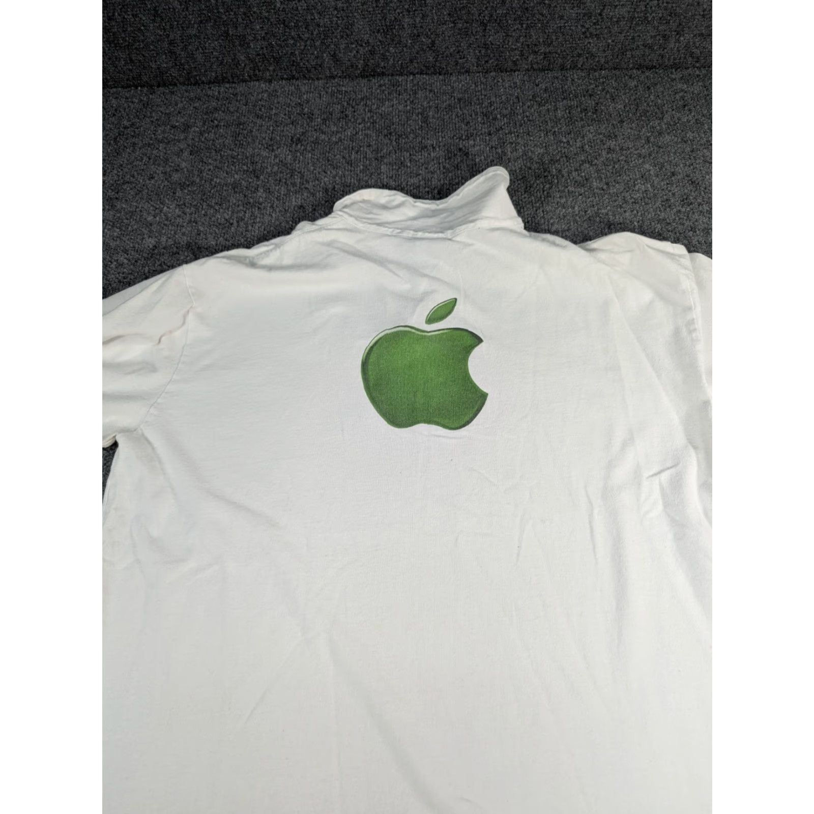 Apple VINTAGE 90's Apple Computer Promo Employee Shirt Long Sleeve Green Logo Size L Mens Size US L / EU 52-54 / 3 - 6 Thumbnail