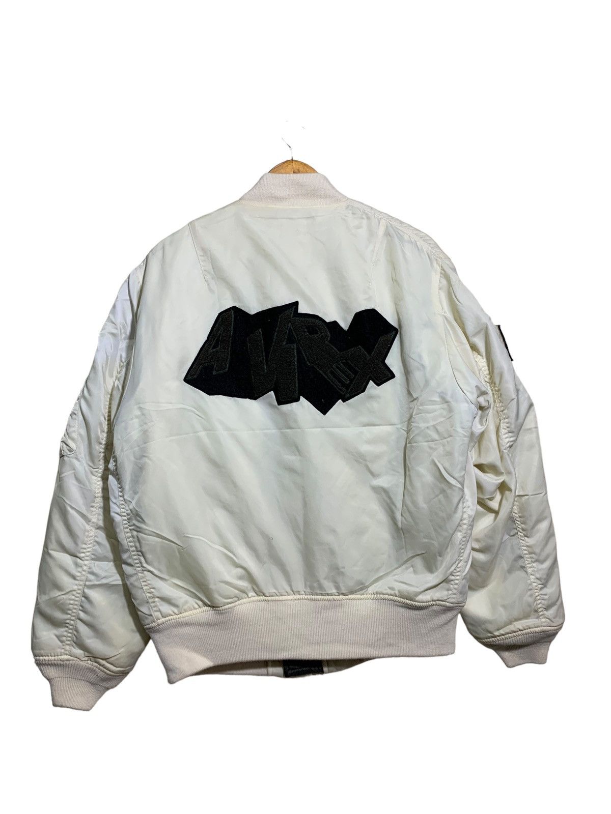 Avirex 🔥RARE AVIREX WHITE BOMBER JACKETS USAF Size US XL / EU 56 / 4 - 8 Thumbnail