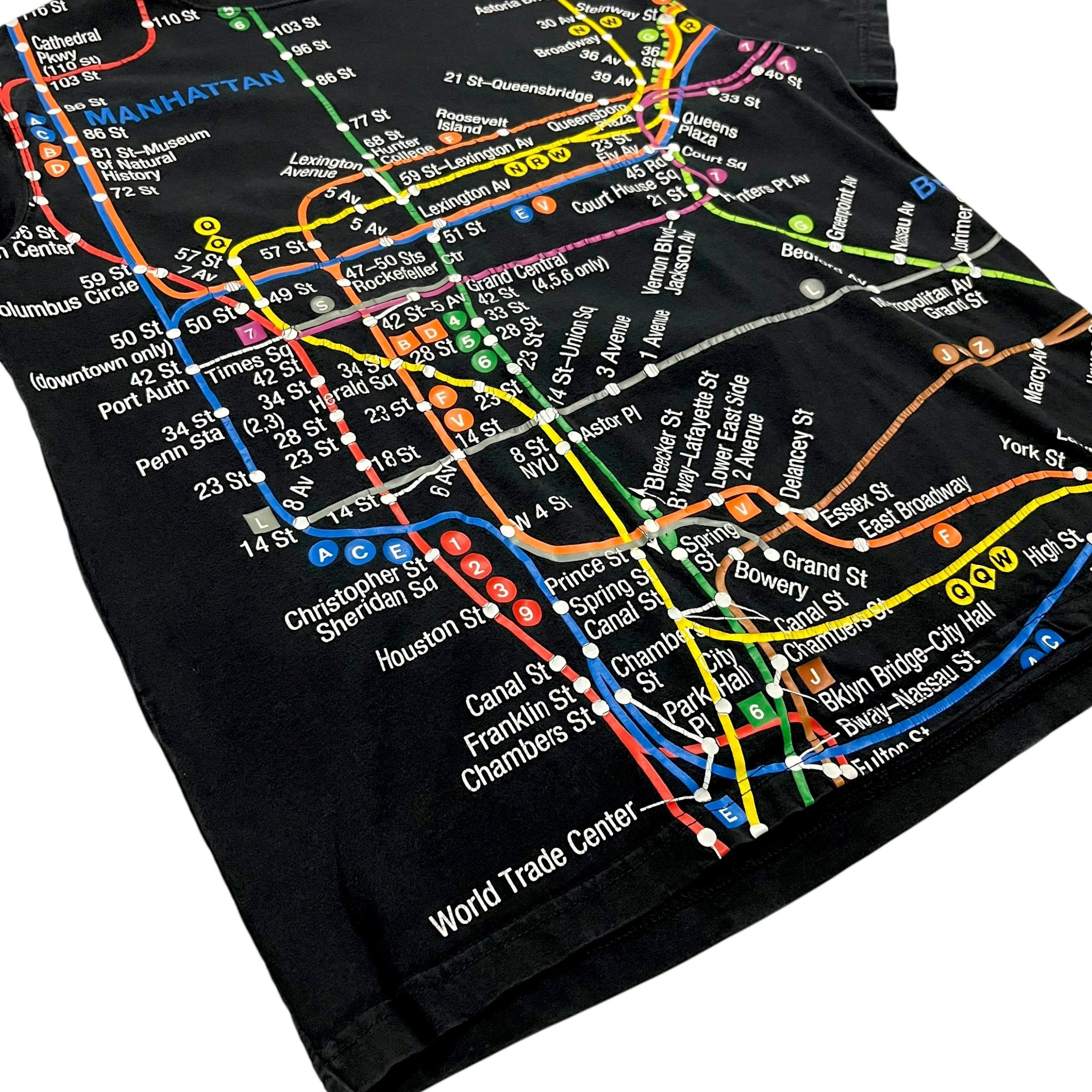 Vintage NYC Subway Line Map Souvenir Tee - Size M Size US M / EU 48-50 / 2 - 3 Thumbnail