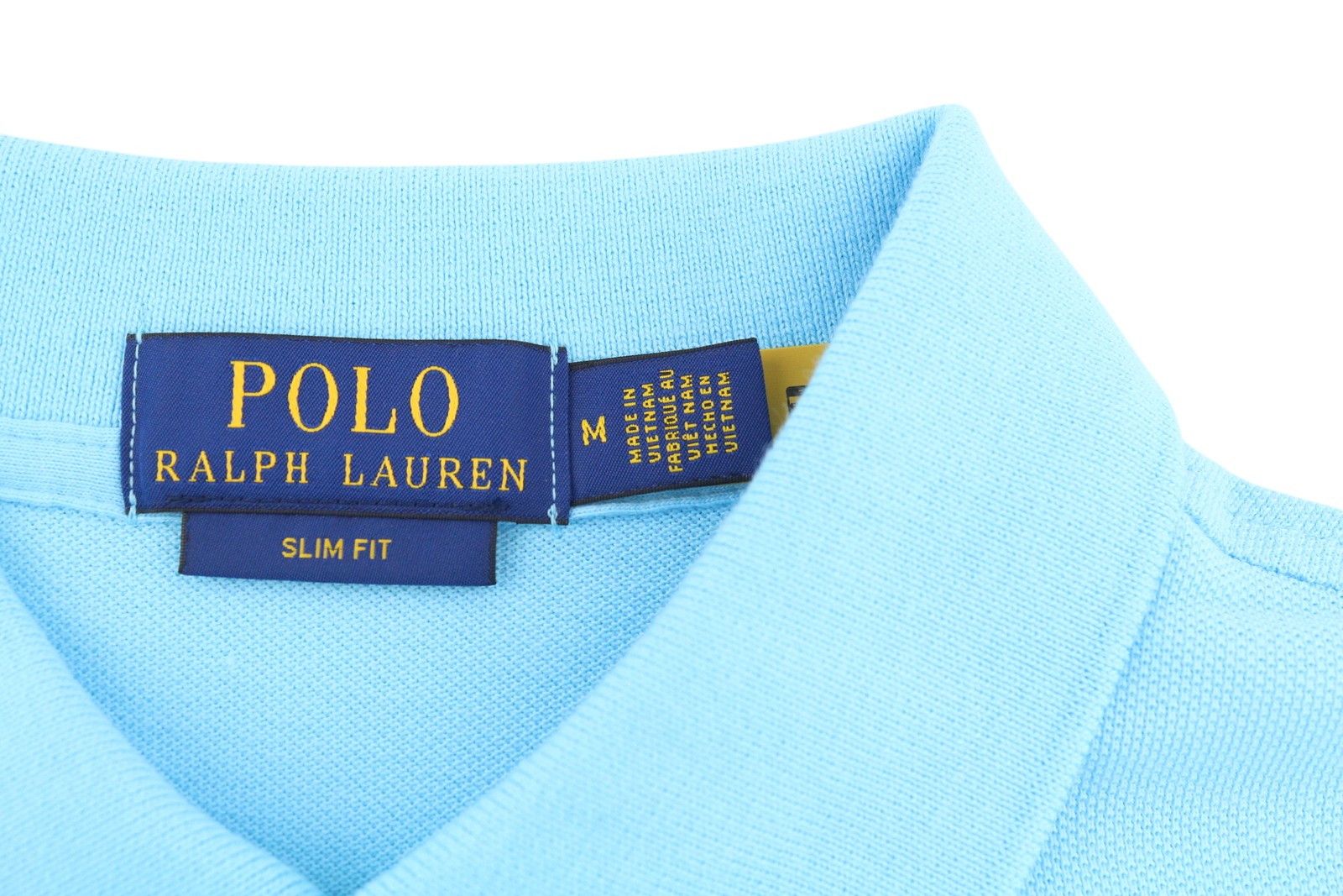 Polo Ralph Lauren SLIM FIT M Blue Short Sleeve Polo Neck T-Shirt 84531 Size US M / EU 48-50 / 2 - 5 Thumbnail