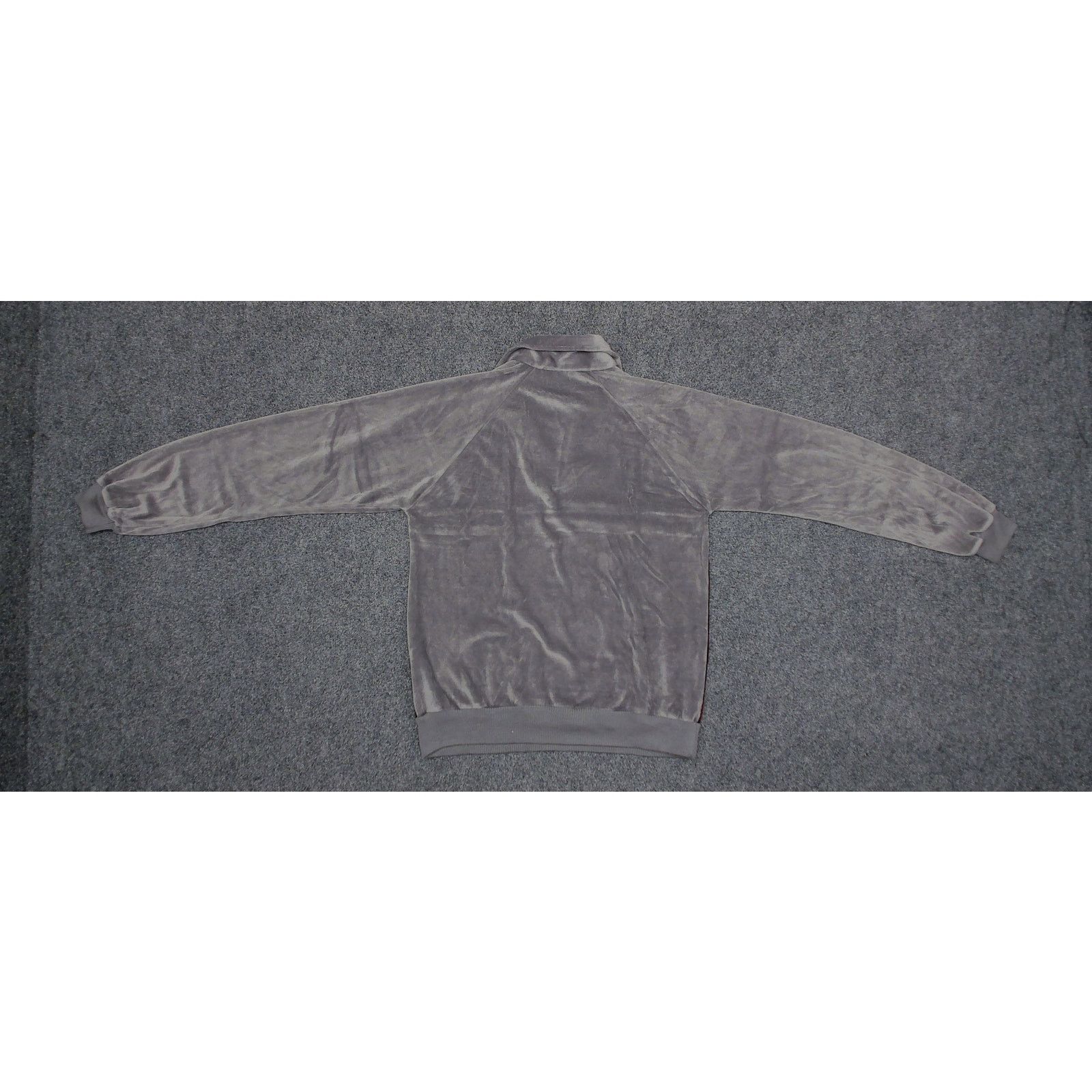 Vintage Vintage / 70s LM Landmark Velour Johnny Collar Sweatshirt Size US M / EU 48-50 / 2 - 6 Thumbnail