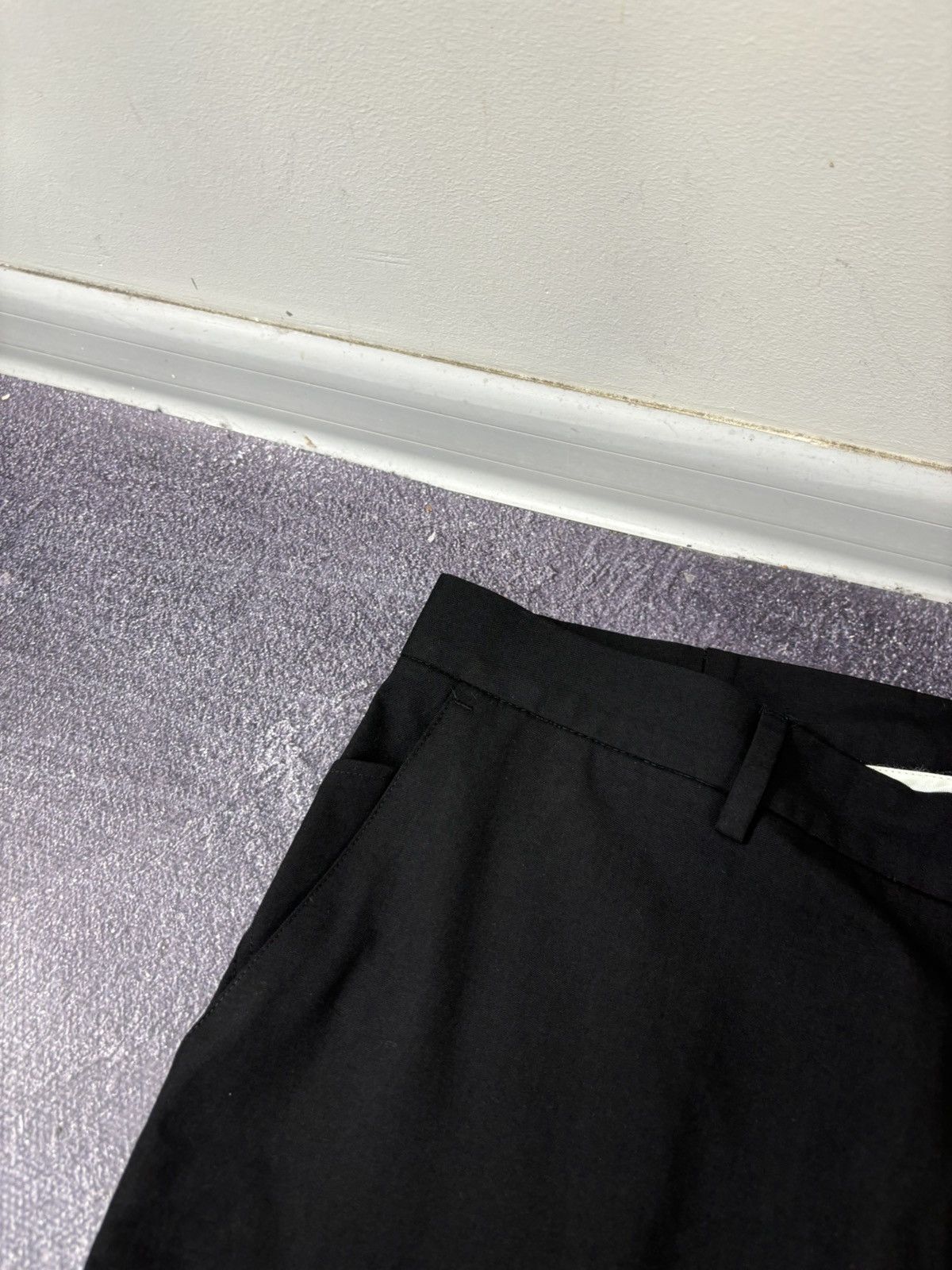 Versace Jeans Couture Versace Jeans Couture Men’s Black Relaxed Fit Dress Pants Size US 38 / EU 54 - 7 Thumbnail