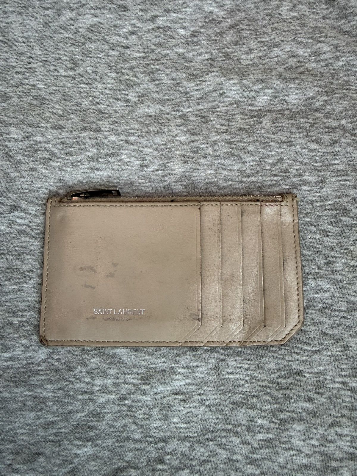 Saint Laurent Paris Saint Laurent Zipper Card Holder Size ONE SIZE - 2 Thumbnail