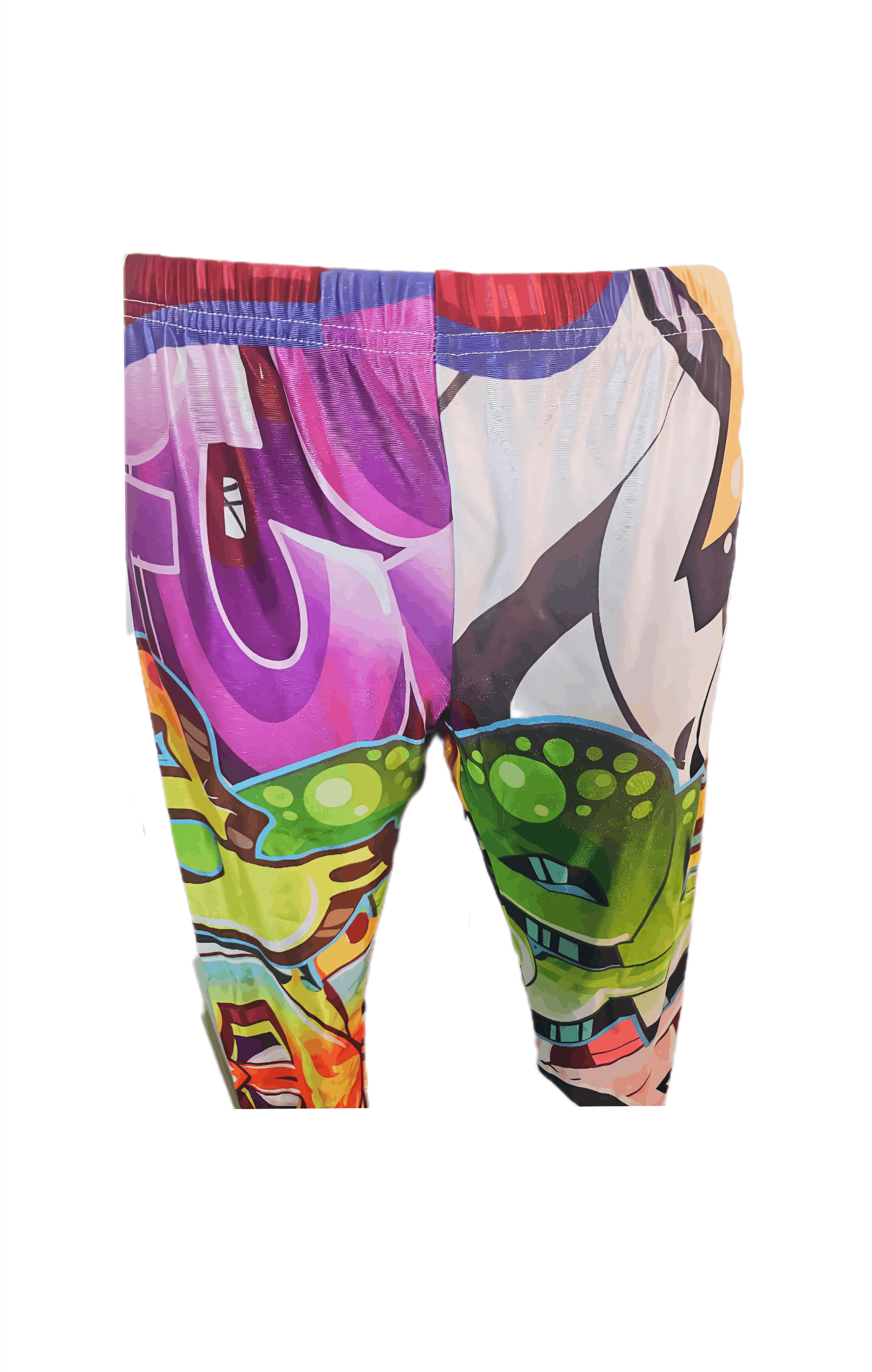 Other VINTAGE ROMWE GRAFITTI LEGGINGS Size 28" / US 6 / IT 42 - 4 Thumbnail