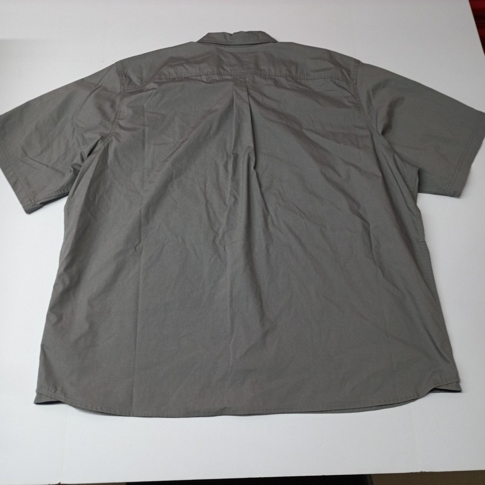 Wrangler Wrangler Men Relaxed Fit Woven Button Up Shirt Size 3XL Gray Size US XXL / EU 58 / 5 - 7 Thumbnail