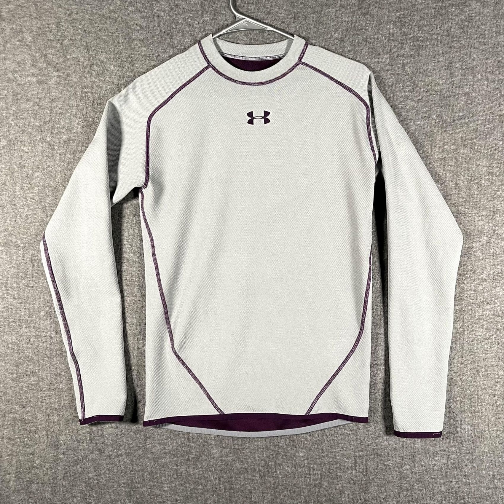 Under Armour Under Armour Shirt Mens S Purple Long Sleeve Reversible Performance shirt Size US S / EU 44-46 / 1 - 6 Thumbnail