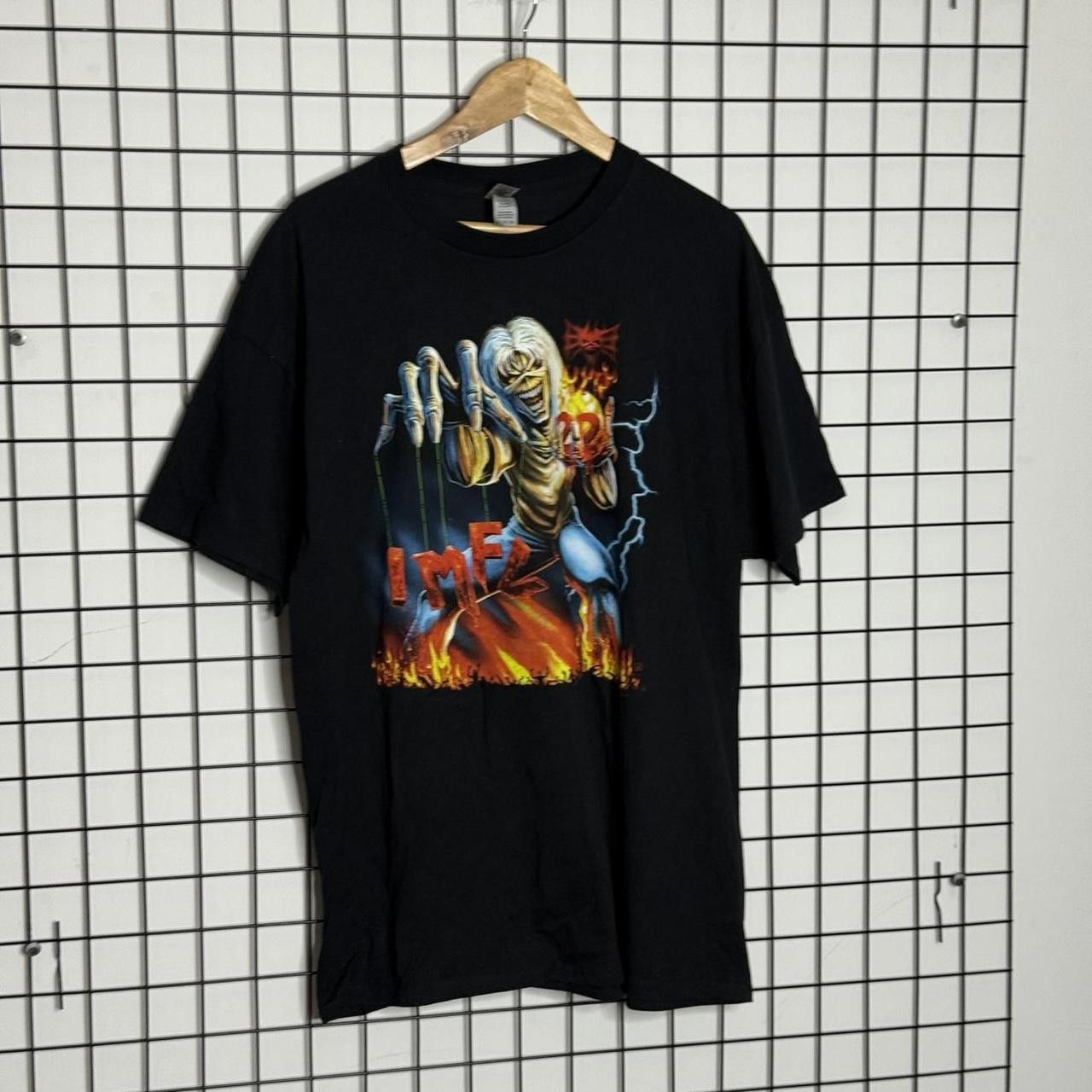 Iron Maiden Iron Maiden Black T shirt Band Tee Metal Size US M / EU 48-50 / 2 - 2 Thumbnail