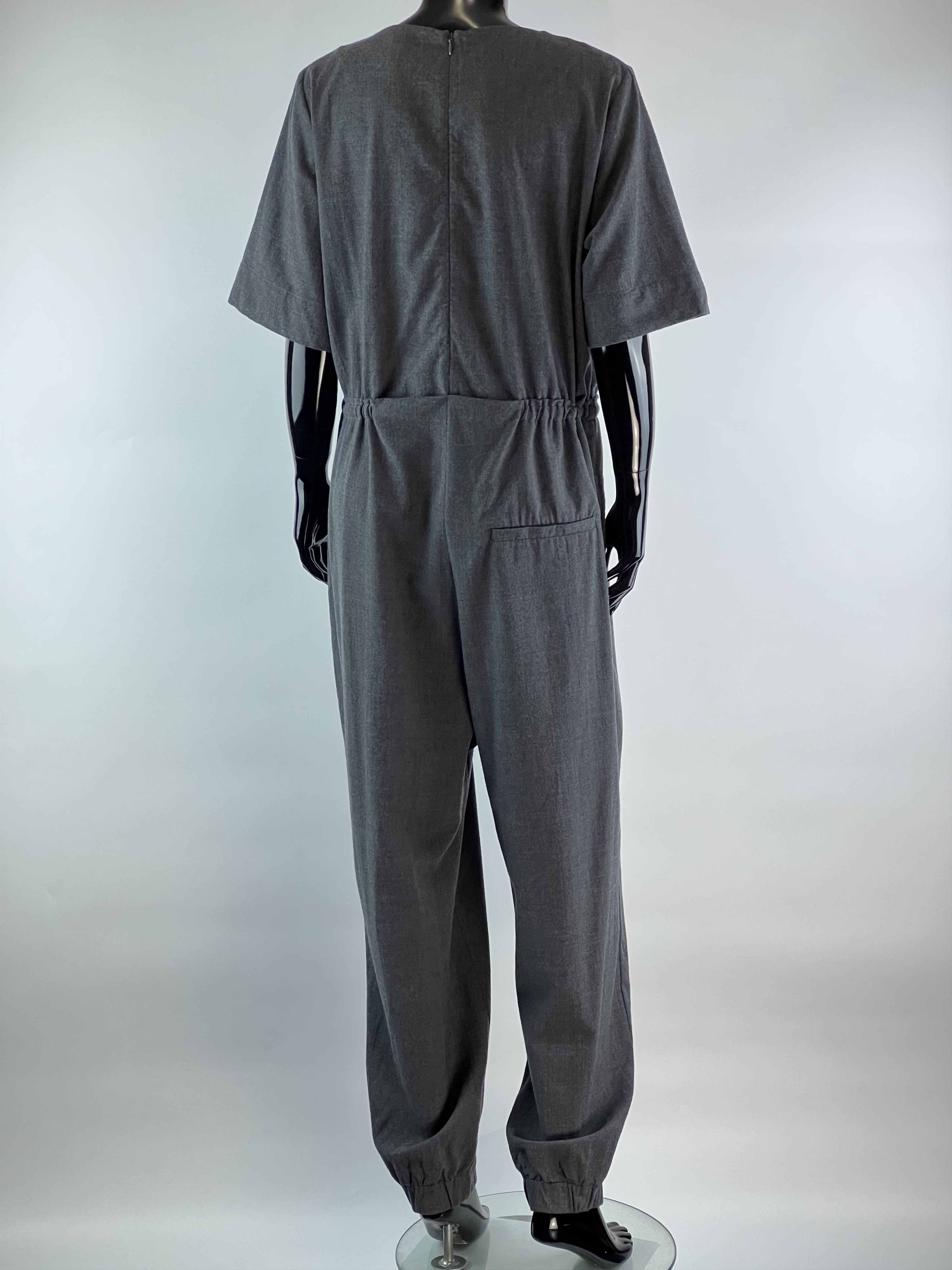 Cos COS Wool Jumpsuit Gray Size EU42 Size 34" / US 12 / IT 48 - 3 Thumbnail
