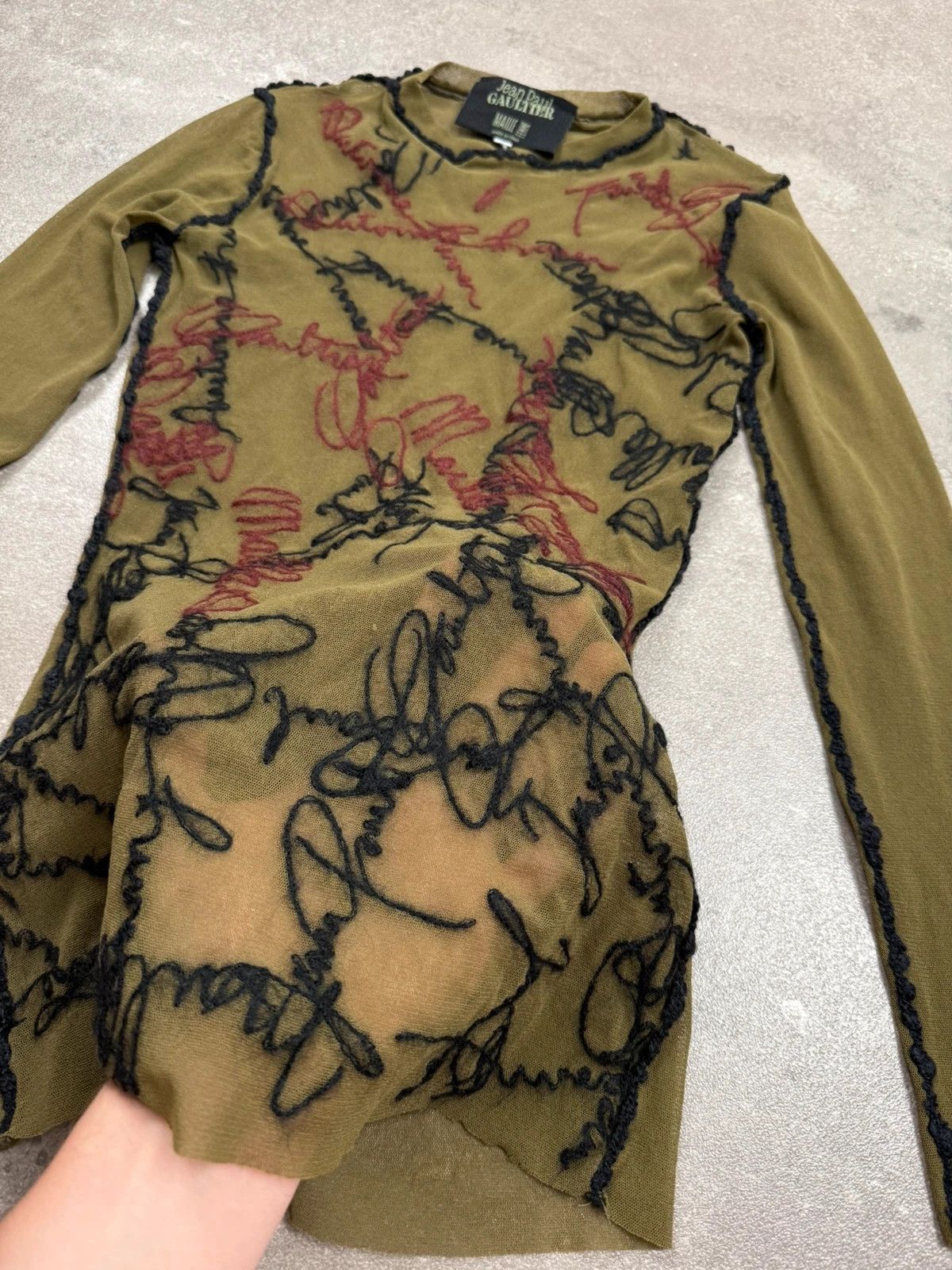 Jean Paul Gaultier Jean Paul Gaultier mesh top archive 00s 2000s y2k Size S / US 4 / IT 40 - 5 Thumbnail