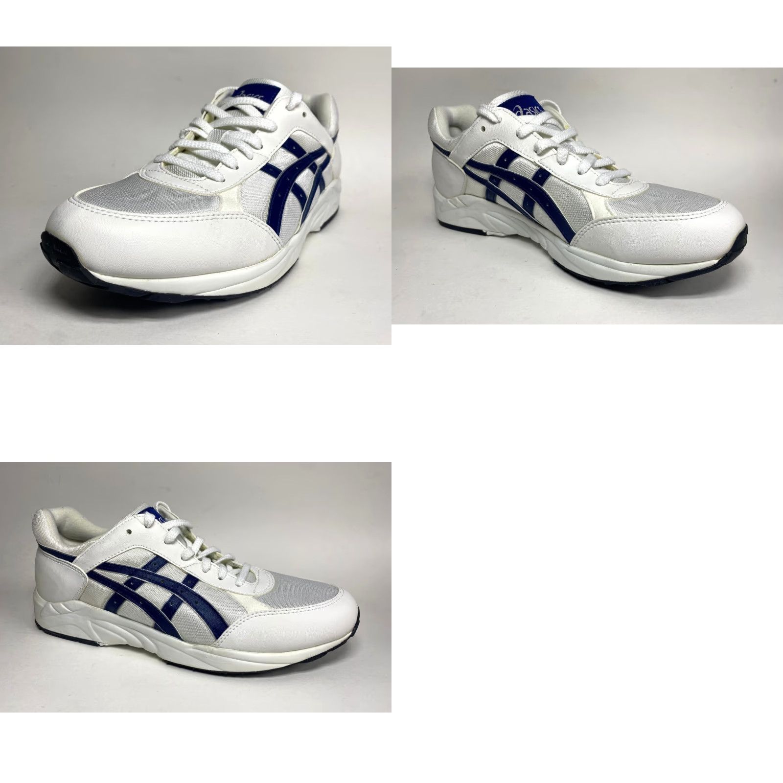 Asics VINTAGE ASICS Shirt Men NOS 90s Gel TN690 Run 1 White Navy Size US 10 Sneakers Size US 10 / EU 43 - 10 Thumbnail