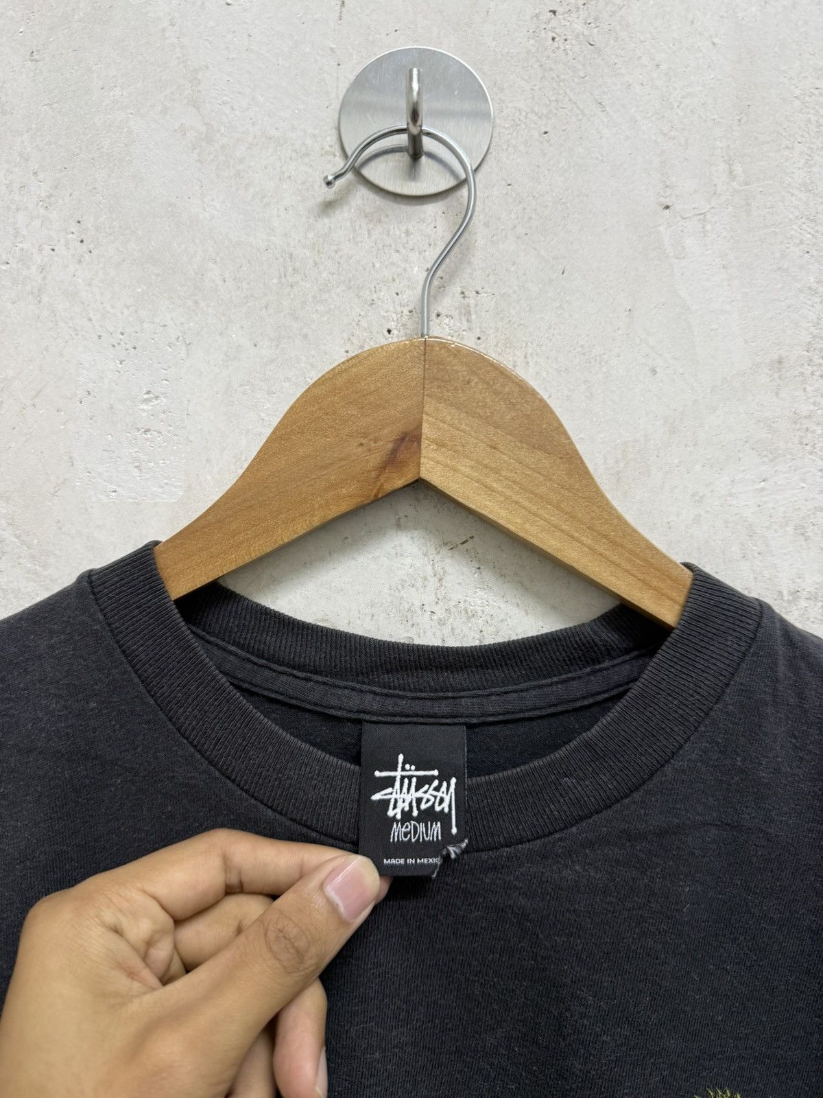 Stussy 2000s Stussy Dragon X Magic Stick X Just Blaze Sun Faded Tee Size US M / EU 48-50 / 2 - 7 Thumbnail
