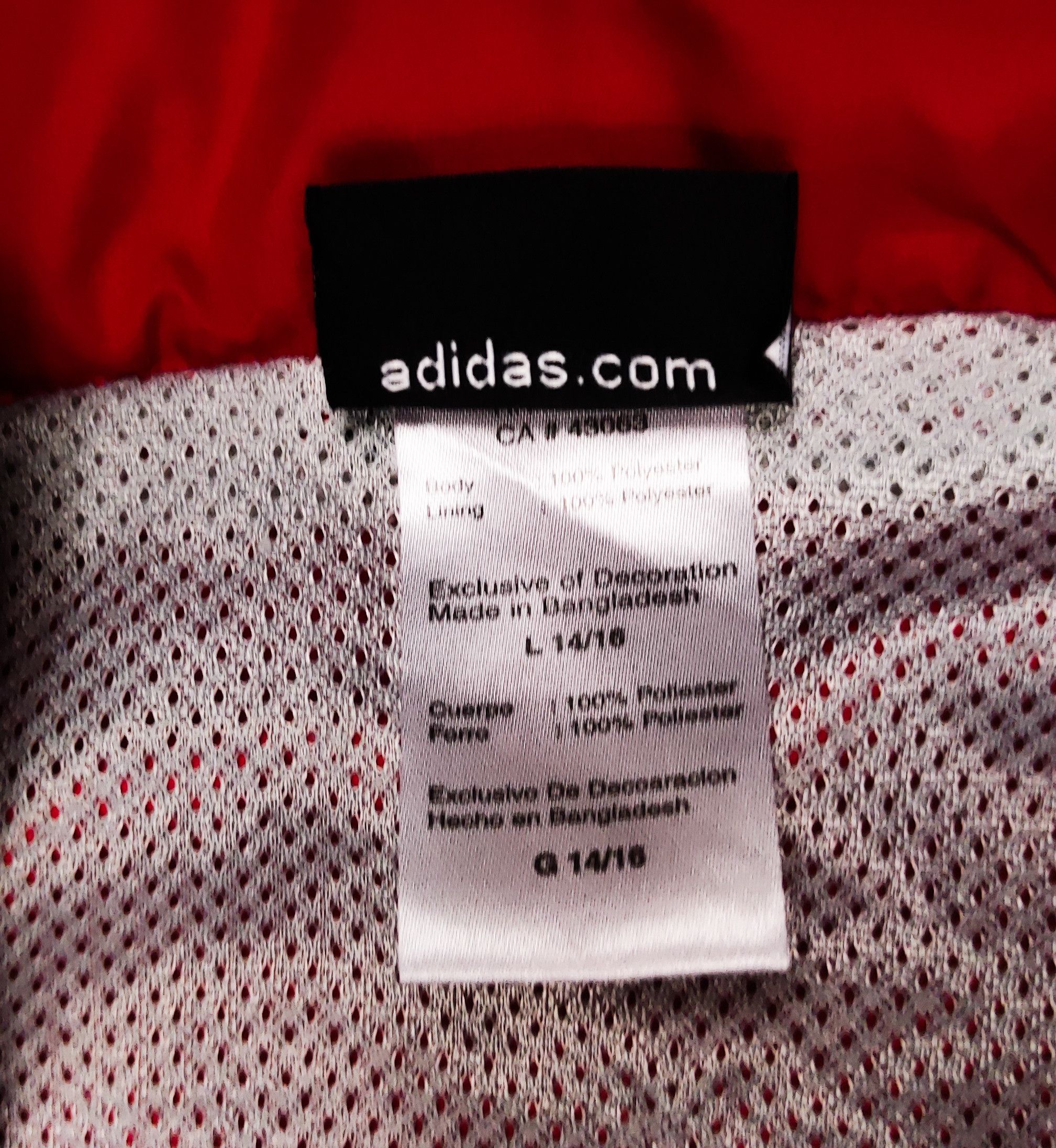 Adidas Chicago Fire Adidas Vintage Light Jacket Youth Size MLS USA Size US XS / EU 42 / 0 - 4 Thumbnail