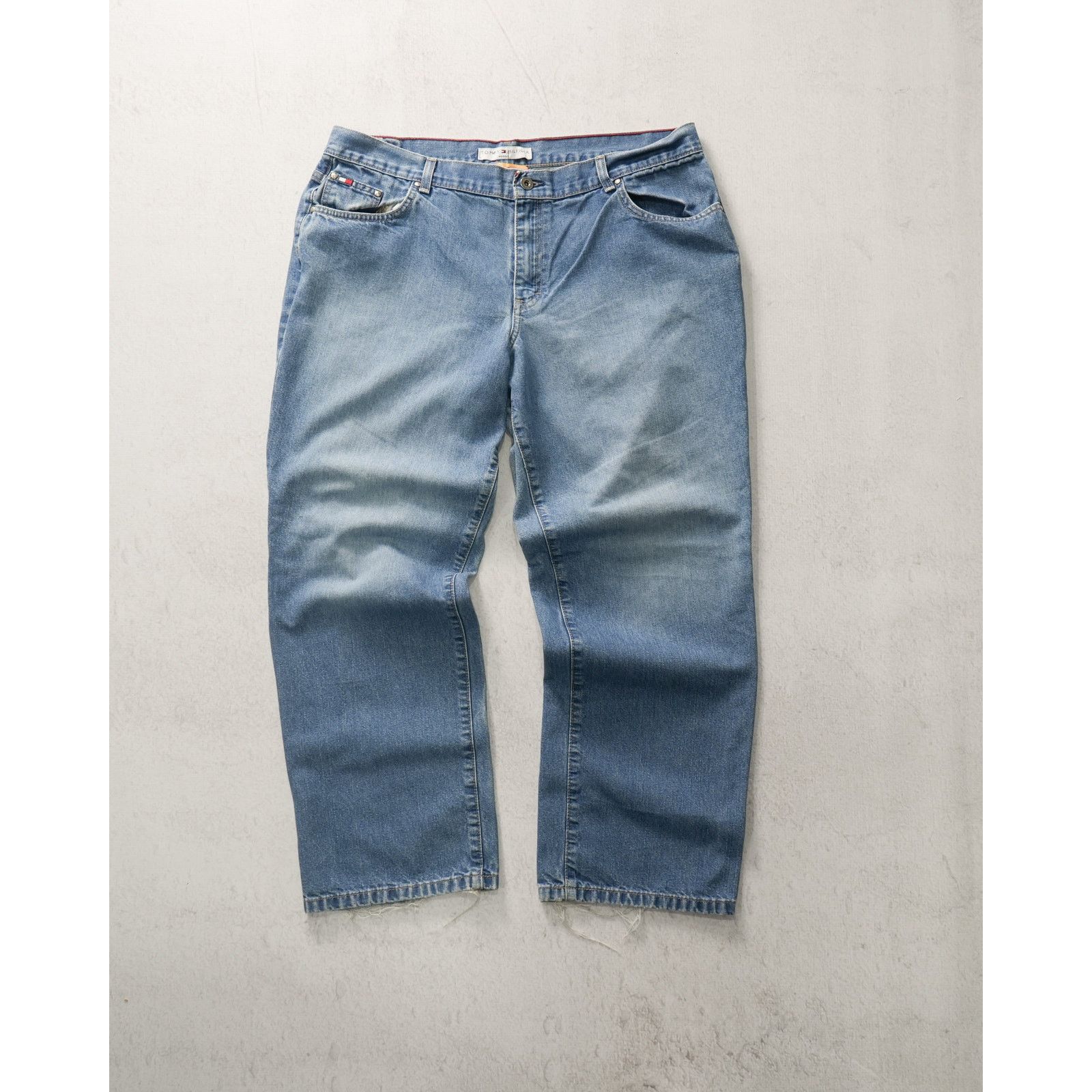 Tommy Hilfiger Vintage 00s Tommy Hilfiger Leg Jeans - Women's 38Wx28L Size 38" / US 16 / IT 52 - 1 Thumbnail