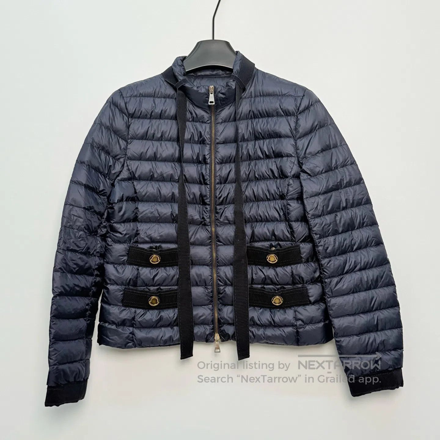 Moncler Moncler Navy Blue Down Jacket| Size US M / EU 48-50 / 2 - 1 Thumbnail