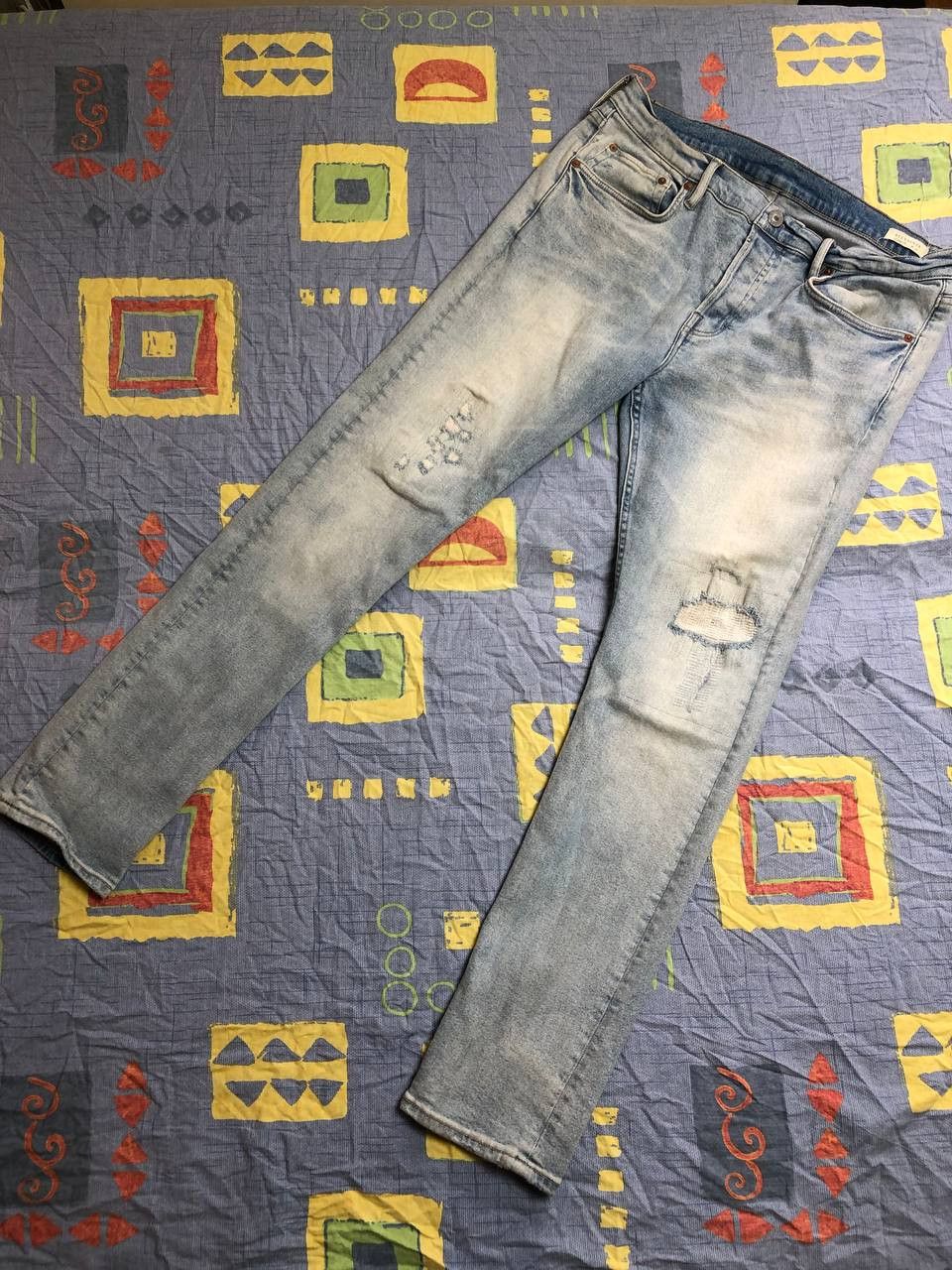 Allsaints Vintage Allsaints Jeans Distressed Denim Faded Y2K Style Size US 34 / EU 50 - 21 Thumbnail