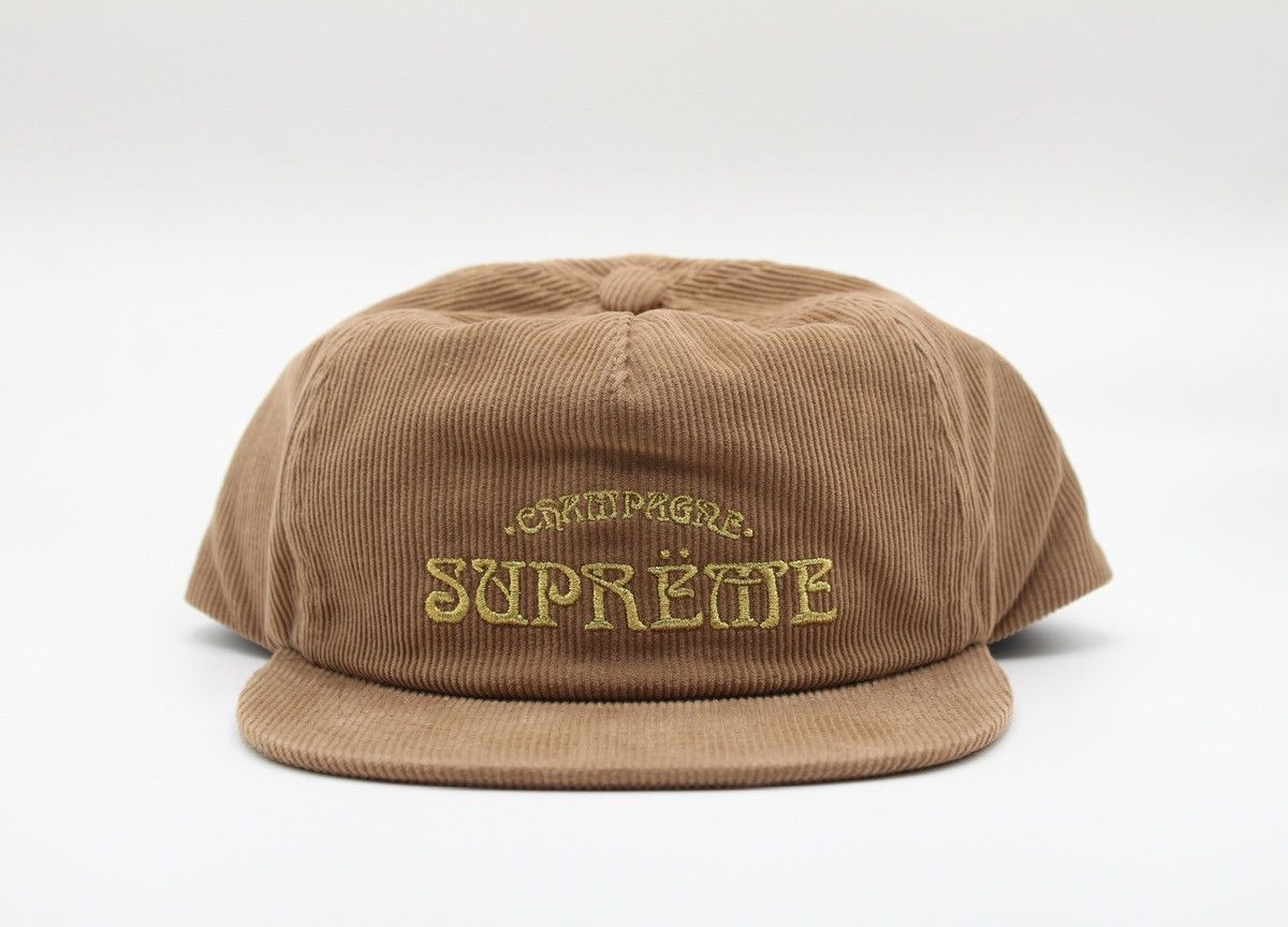 【希少】Supreme Champagne Corduroy 5-Panel Supreme Champagne Corduroy 5-Panel (SS24) - $48
