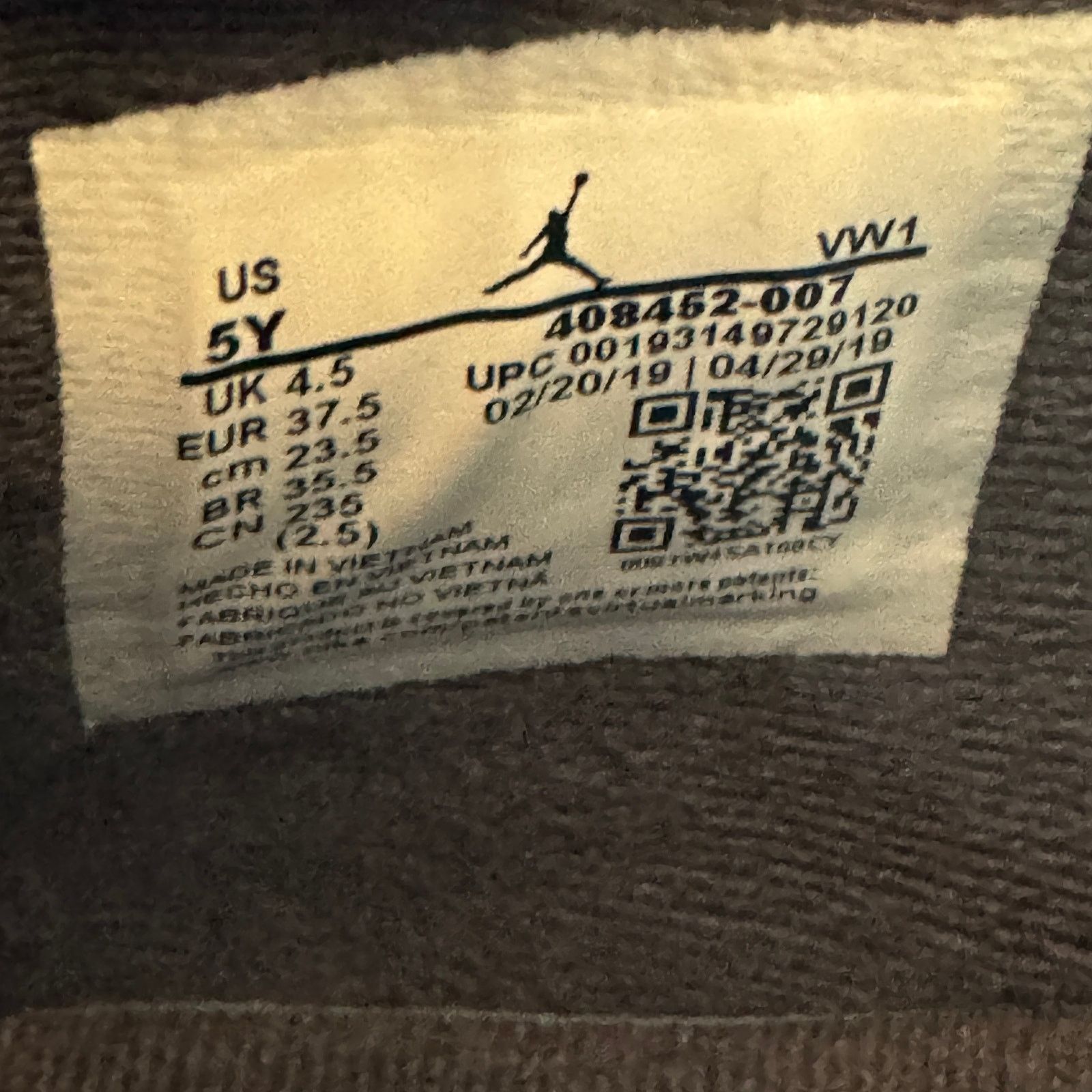 Jordan Brand × Nike Size 5 Nike Air Jordan 4 Retro GS Cool Grey 2019 Men's Shoes Size US 5 / EU 37 - 6 Thumbnail