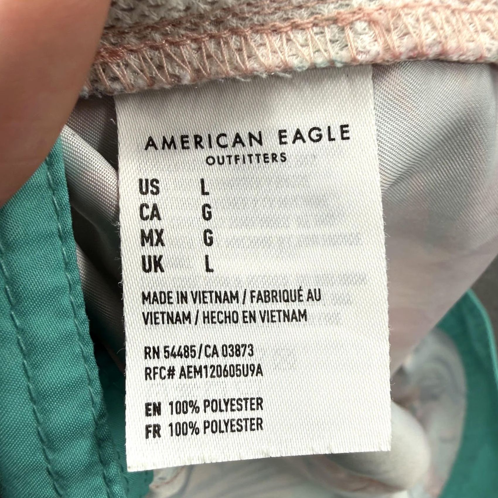 American Eagle Outfitters American Eagle Outfitters Swim Trunks Mens Large Multicolor Tropical Lion Print Beach Trunks Sharks? Size US 33 - 4 Thumbnail