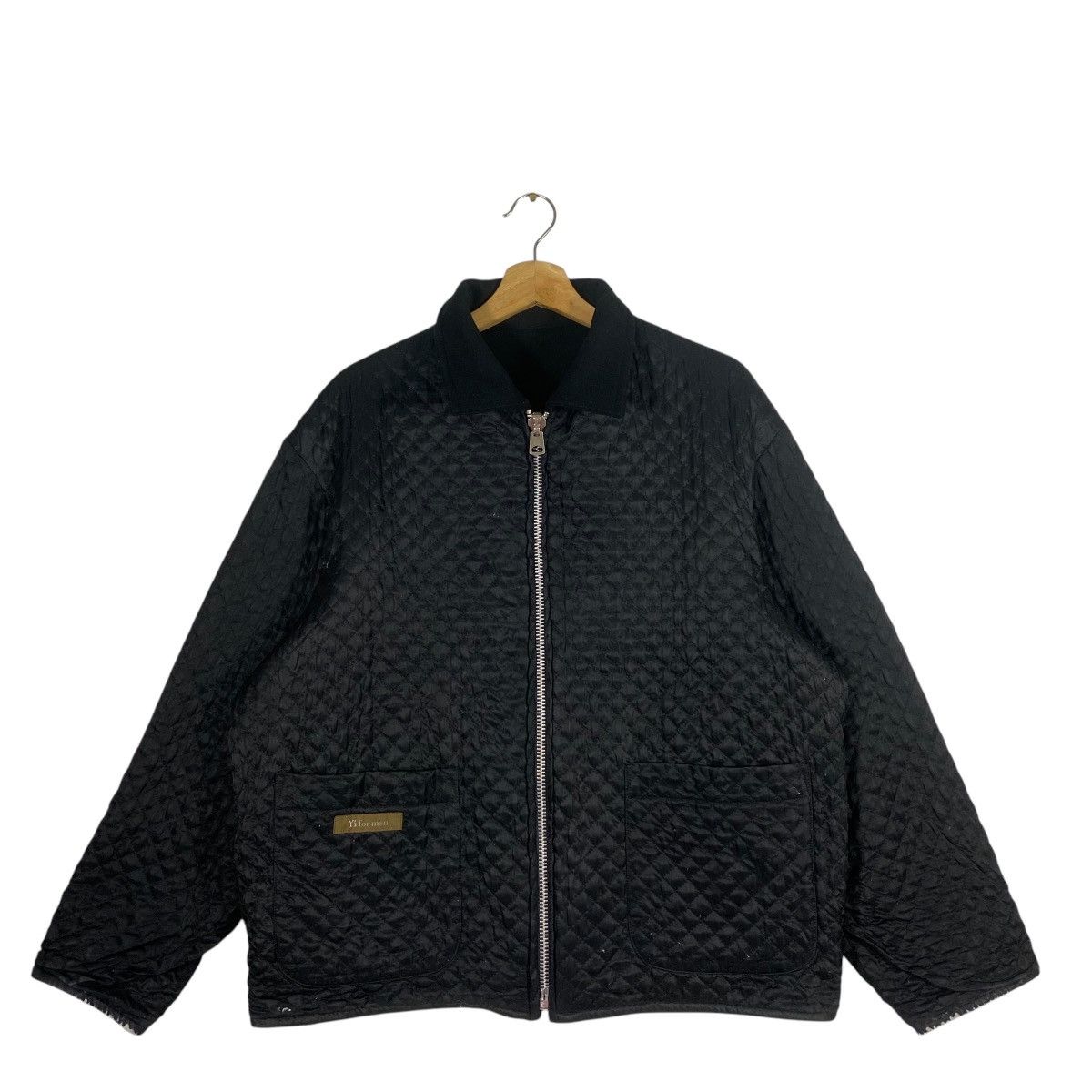 Vintage × Y's for Men × Yohji Yamamoto Vintage Ys For Men Yohji Yamamoto Reversible Wool Zipper Size US L / EU 52-54 / 3 - 2 Thumbnail