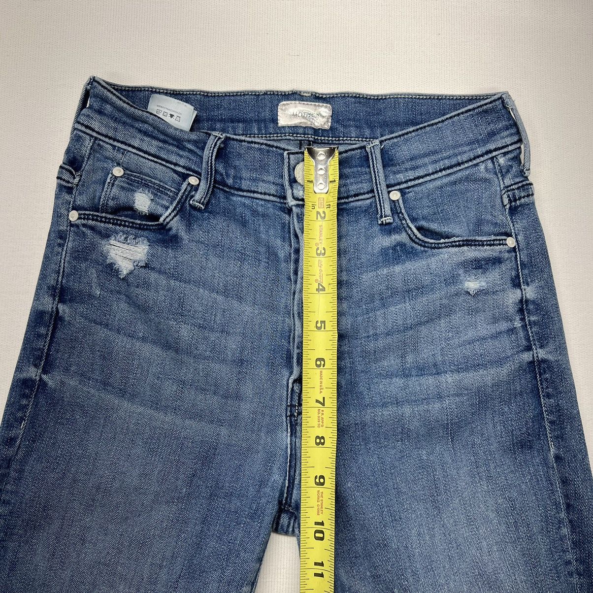 MOTHER Mother Jeans The Stunner Ankle Fray Graffiti Girl Distressed Size 24" / US 00 / IT 34 - 20 Thumbnail