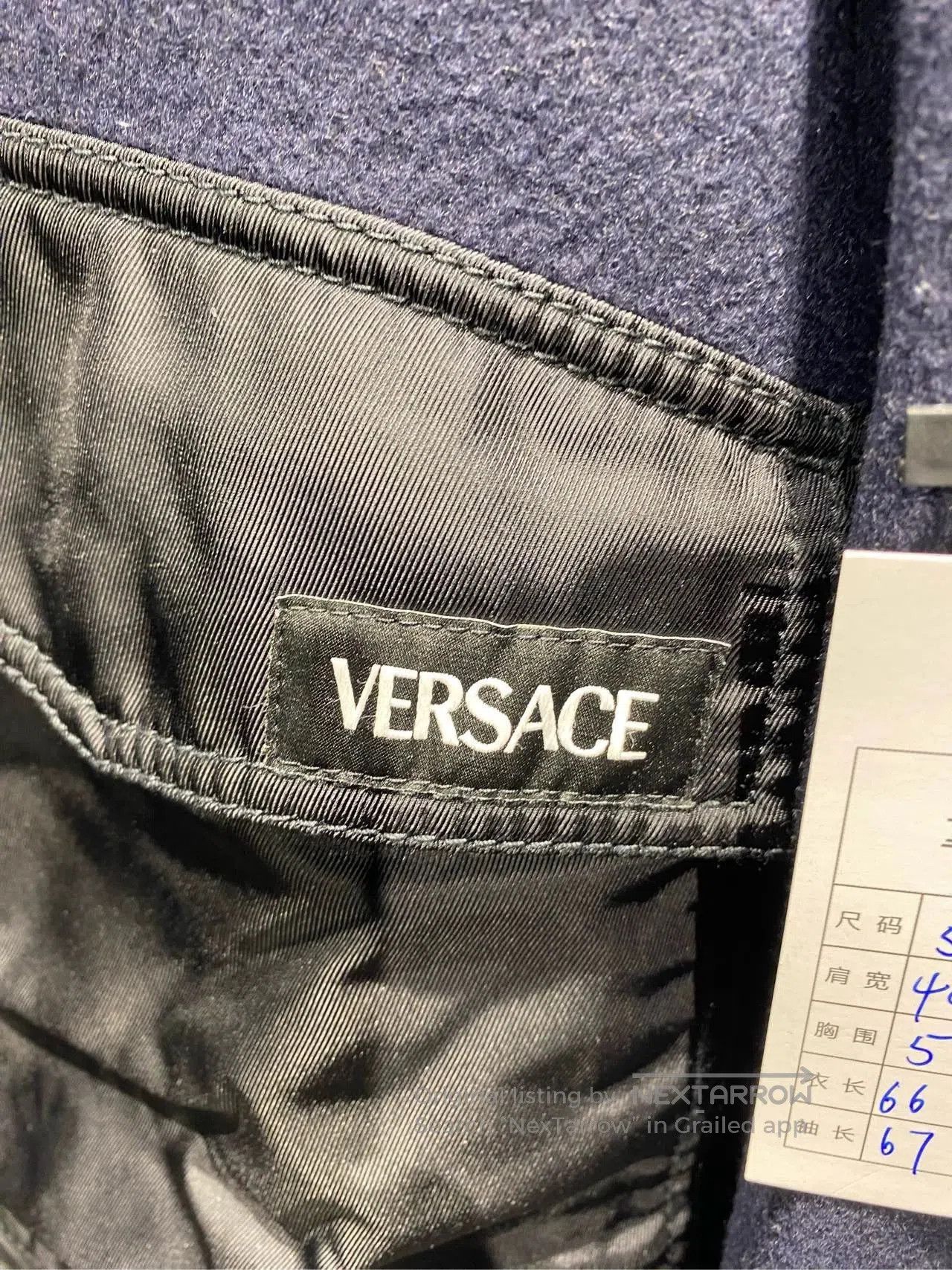 Versace Versace Pure Wool Jacket Outerwear. Size US L / EU 52-54 / 3 - 7 Thumbnail