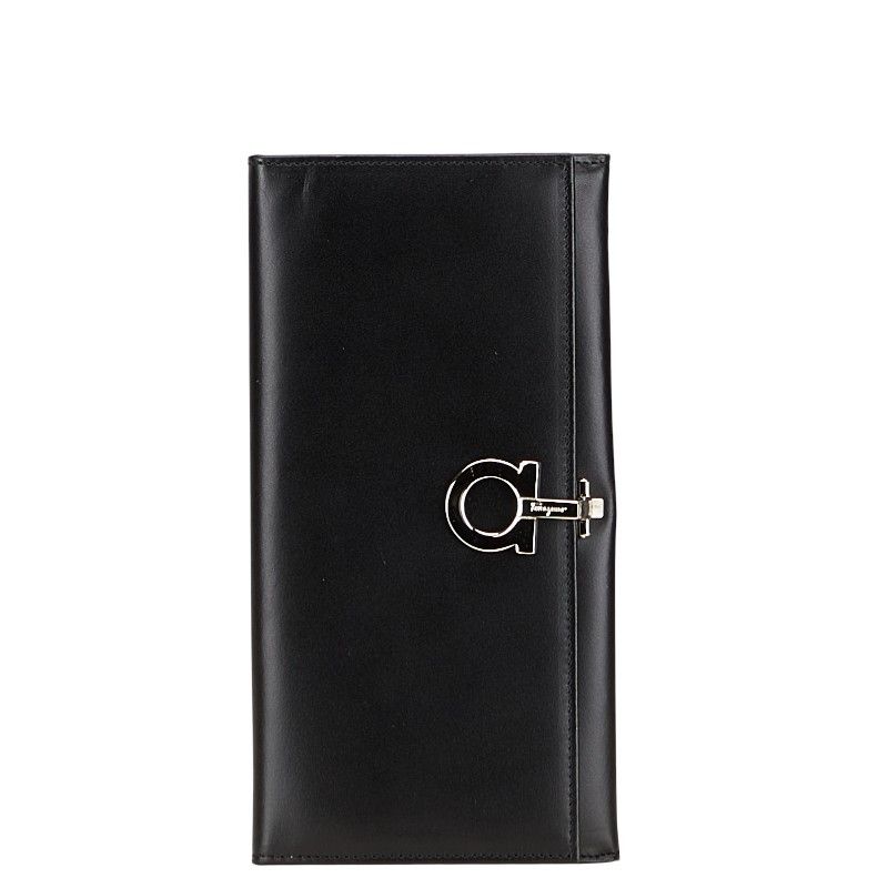 Salvatore Ferragamo Salvatore Ferragamo Gancini Leather Long Wallet Leather Long Wallet AQ-220107 DUTY FREE for USA