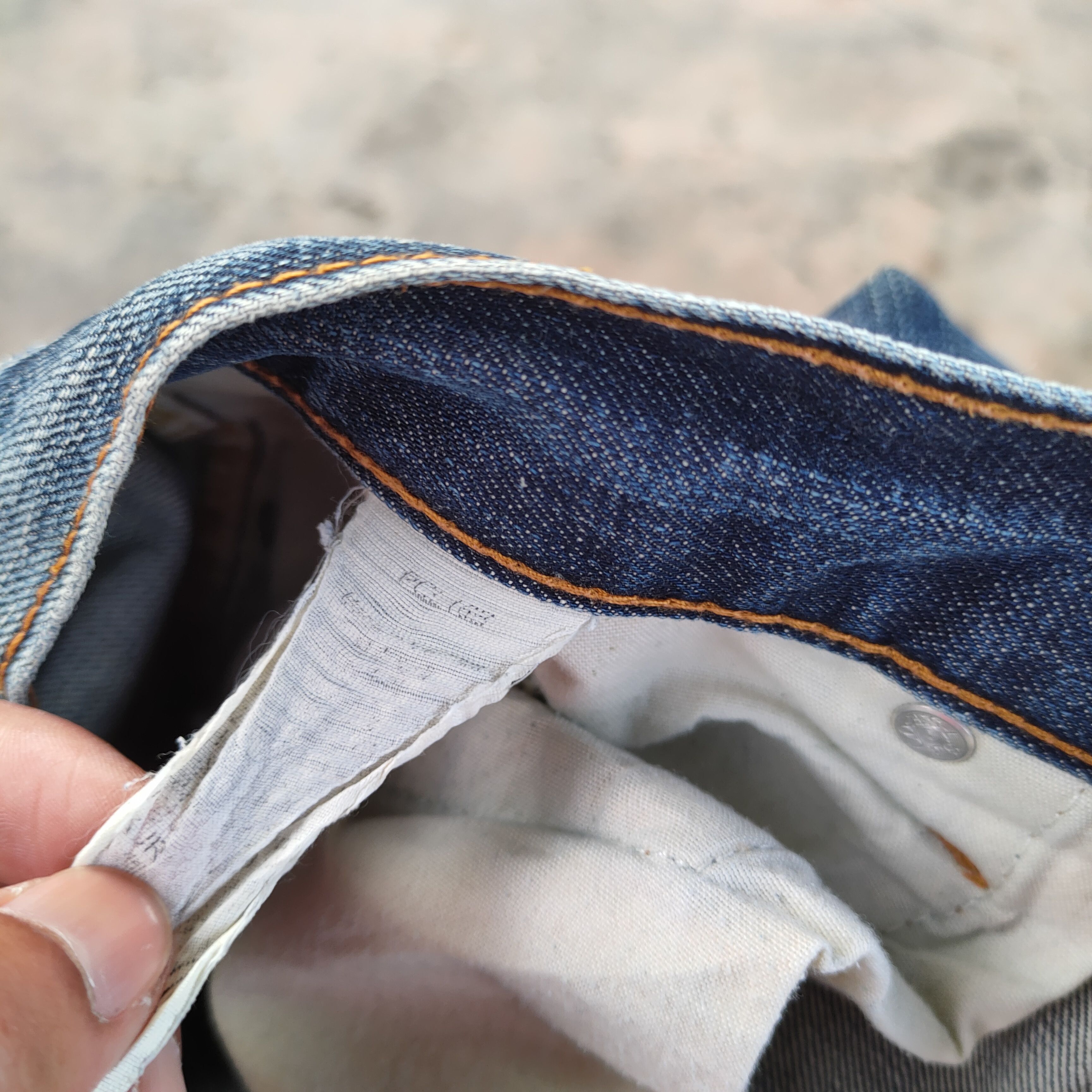 Levi's Vintage Clothing VINTAGE LEVI'S 503 FADED DISTRESSED DENIM JEAN PANTS Size US 30 / EU 46 - 11 Thumbnail