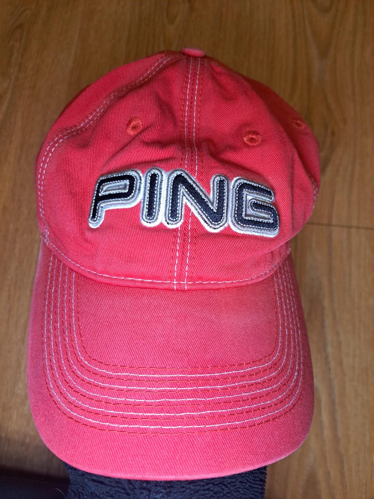 PING PING Golf Hat Cap Cotton Adjustable Red Size ONE SIZE - 1 Thumbnail