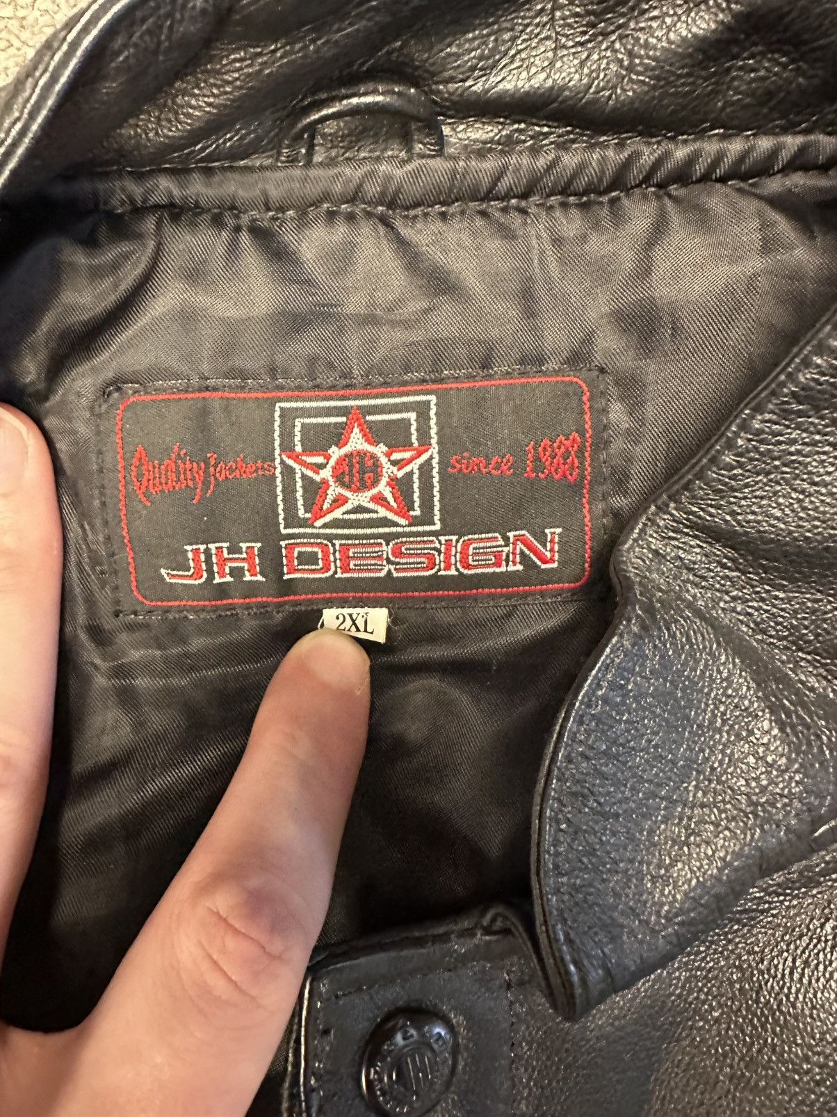 Jeff Hamilton 2XL Viagra Leather Jacket Jh Design Nascar Pfizer Drake Size US XXL / EU 58 / 5 - 8 Thumbnail